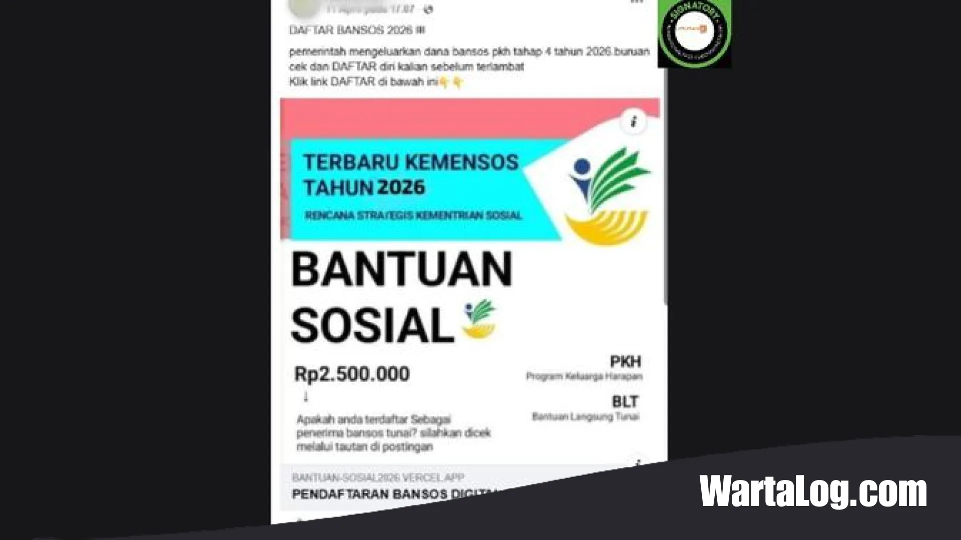 Waspada Penipuan! Link Cek Bansos PKH Tahap 4 Tahun 2026 Ternyata Palsu, Simak Cara Resminya