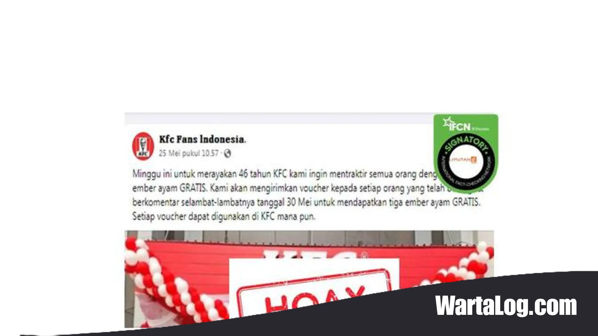Waspada Tipu Daya Digital, Simak Daftar Hoaks KFC yang Sering Mengecoh Masyarakat