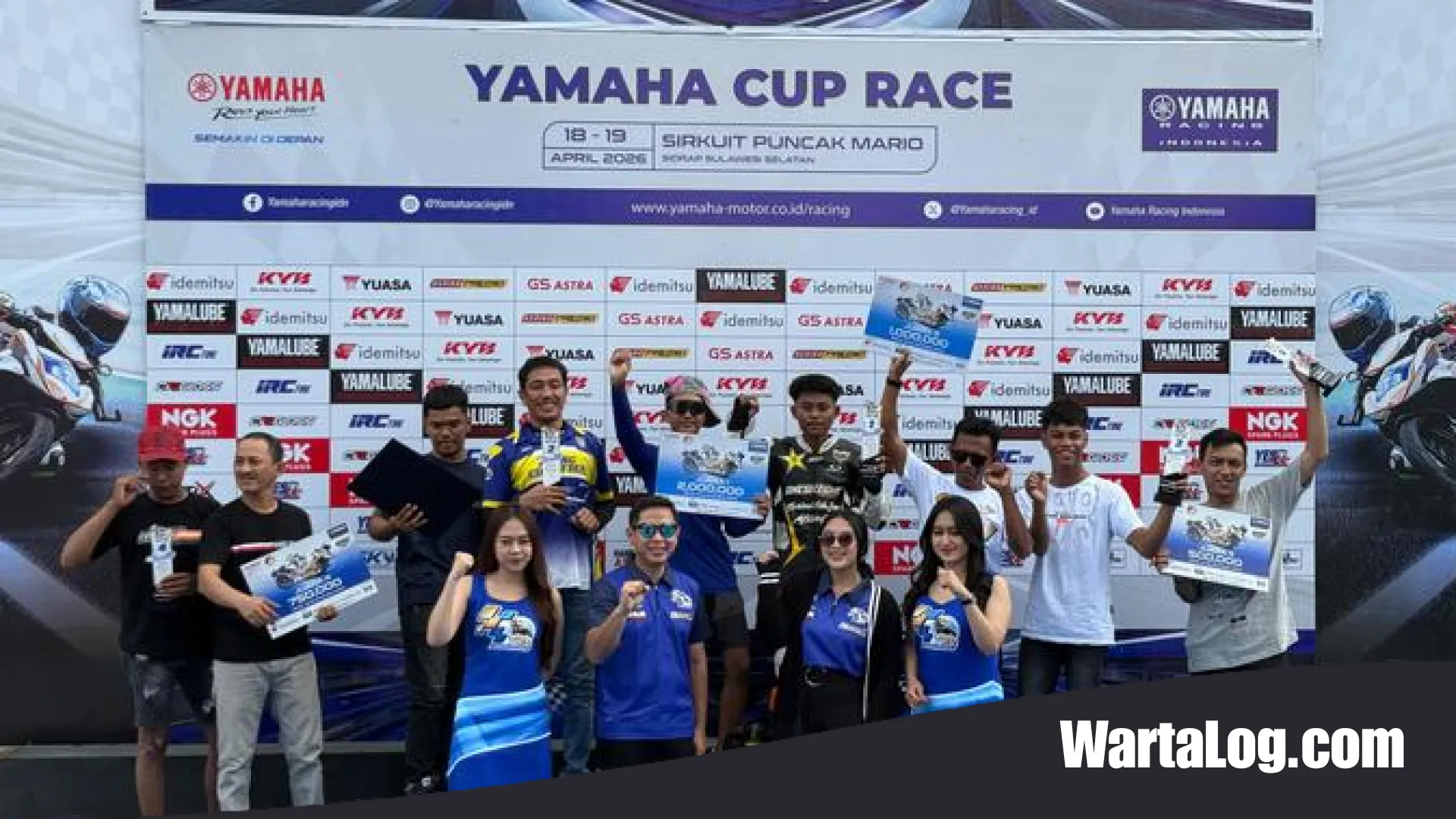 Dominasi Rider Sulsel di Yamaha Cup Race 2026 Seri Sidrap: Nyaris Sapu Bersih Seluruh Podium