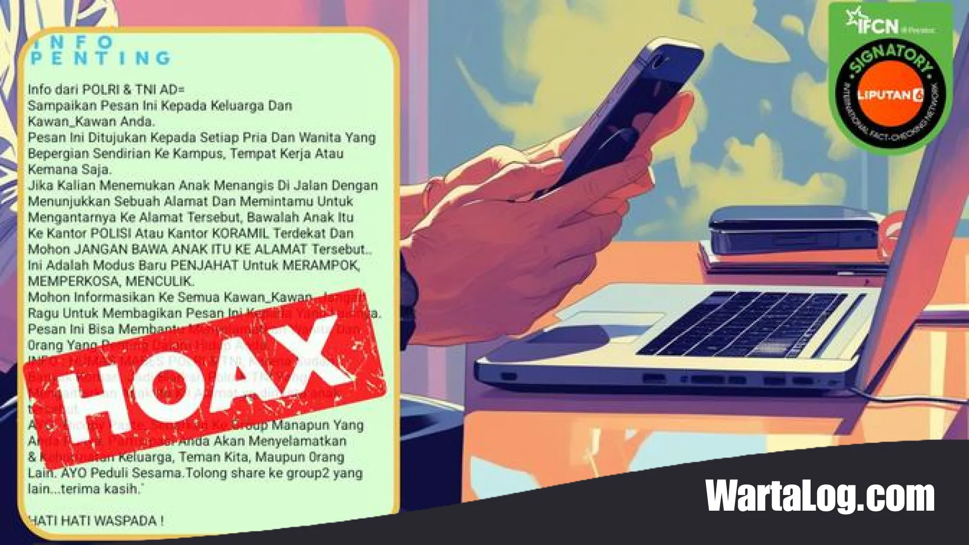 Cek Fakta: Benarkah Ada Modus Kejahatan Anak Kecil Menangis di Jalan? Simak Penjelasannya