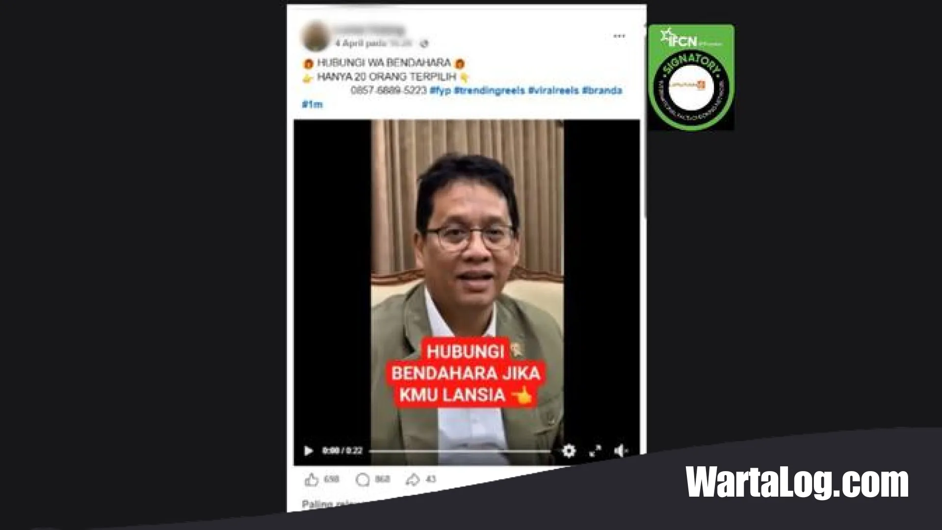 Waspada Penipuan Deepfake AI: Nama Menkeu Purbaya Yudhi Sadewa Dicatut dalam Skema Hoaks Bantuan Dana