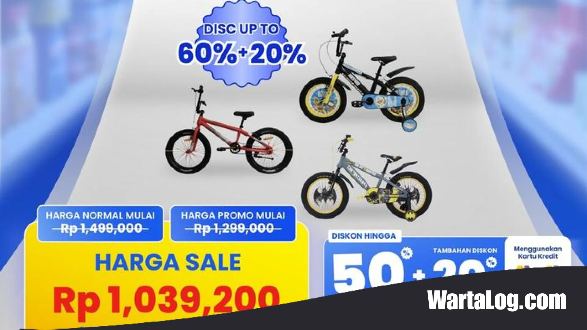 Gebrakan Transmart Full Day Sale: Koleksi Sepeda Pilihan Kini Hanya Sejutaan, Cek Promonya!