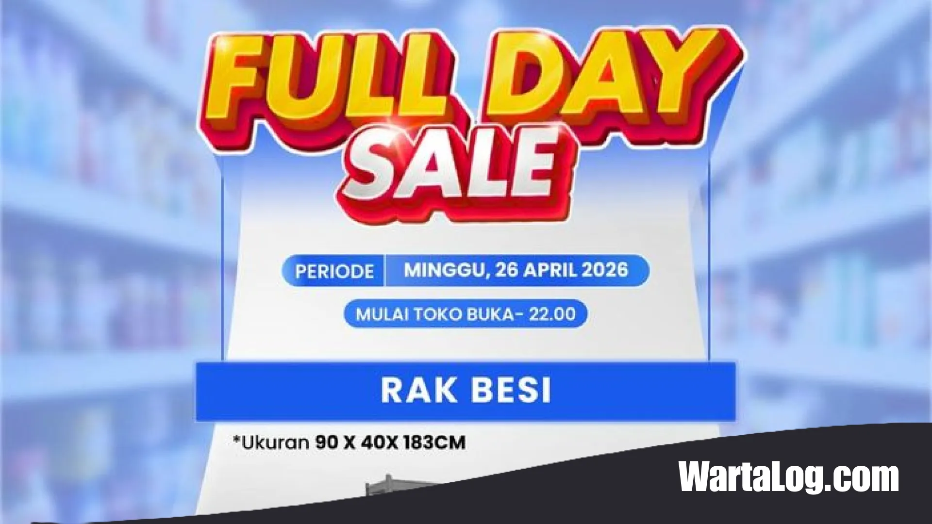 Serbu Promo Transmart Full Day Sale: Rak Besi Kokoh Turun Harga Drastis, Hemat Jutaan Rupiah!