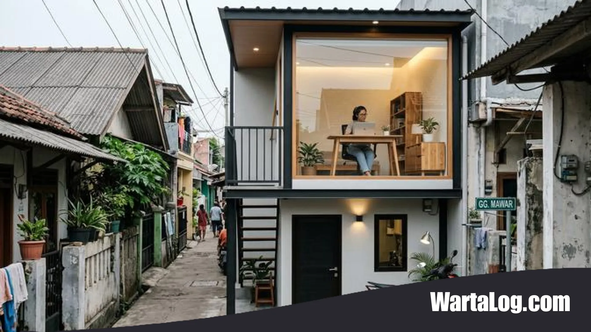 Inspirasi Rumah 2 Lantai Double Decker di Gang Sempit: Solusi Cerdas Hunian Urban yang Lega