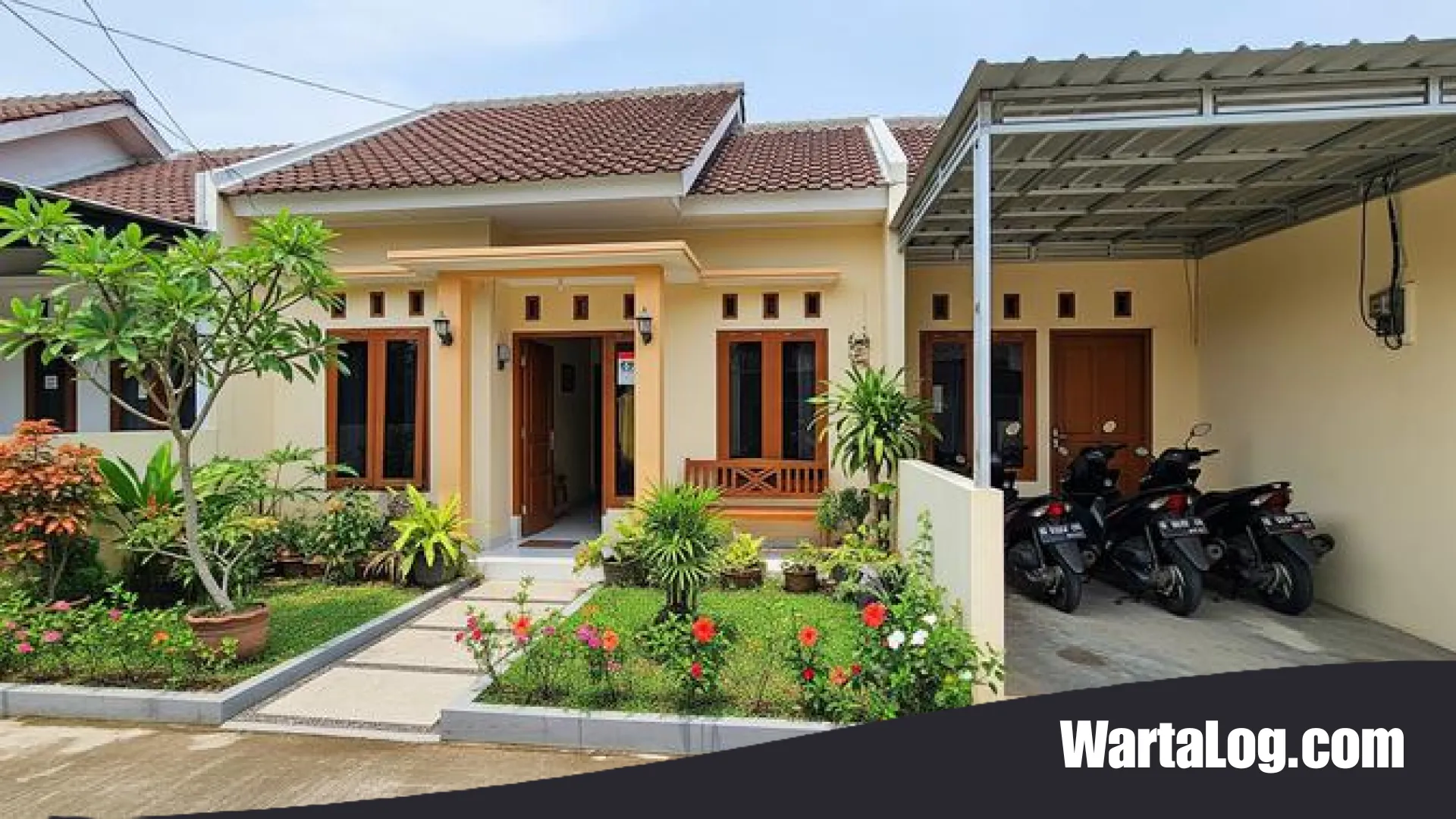 Inspirasi Desain Rumah 6×9: Maksimalkan Lahan Terbatas dengan Garasi Motor dan Taman Estetik