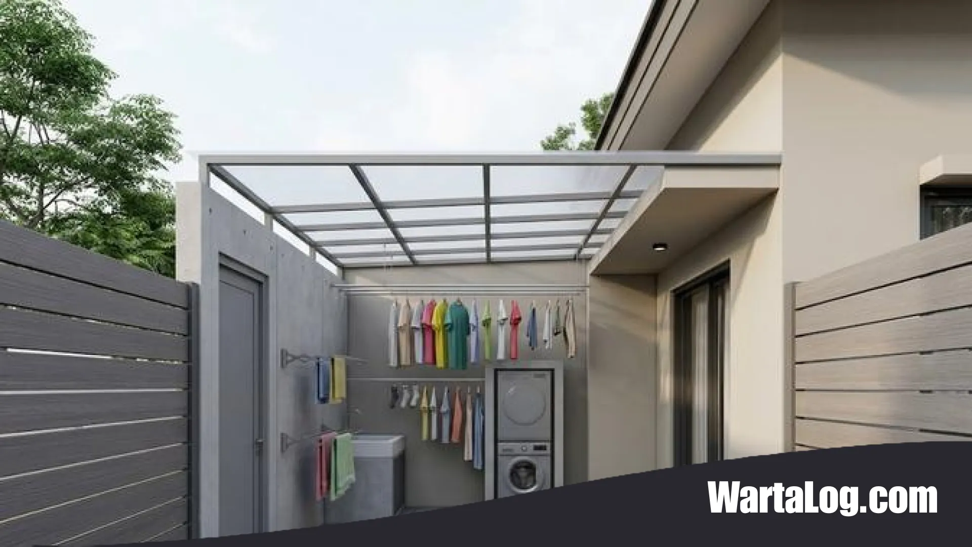 6 Inspirasi Rumah 1 Lantai dengan Area Jemur Tersembunyi: Fungsional dan Tetap Estetik