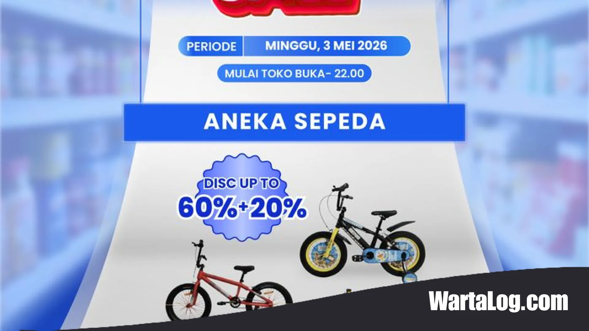 Gebrakan Transmart Full Day Sale Mei 2026: Koleksi Sepeda Berkualitas Kini Dibanderol Mulai Rp 1 Jutaan