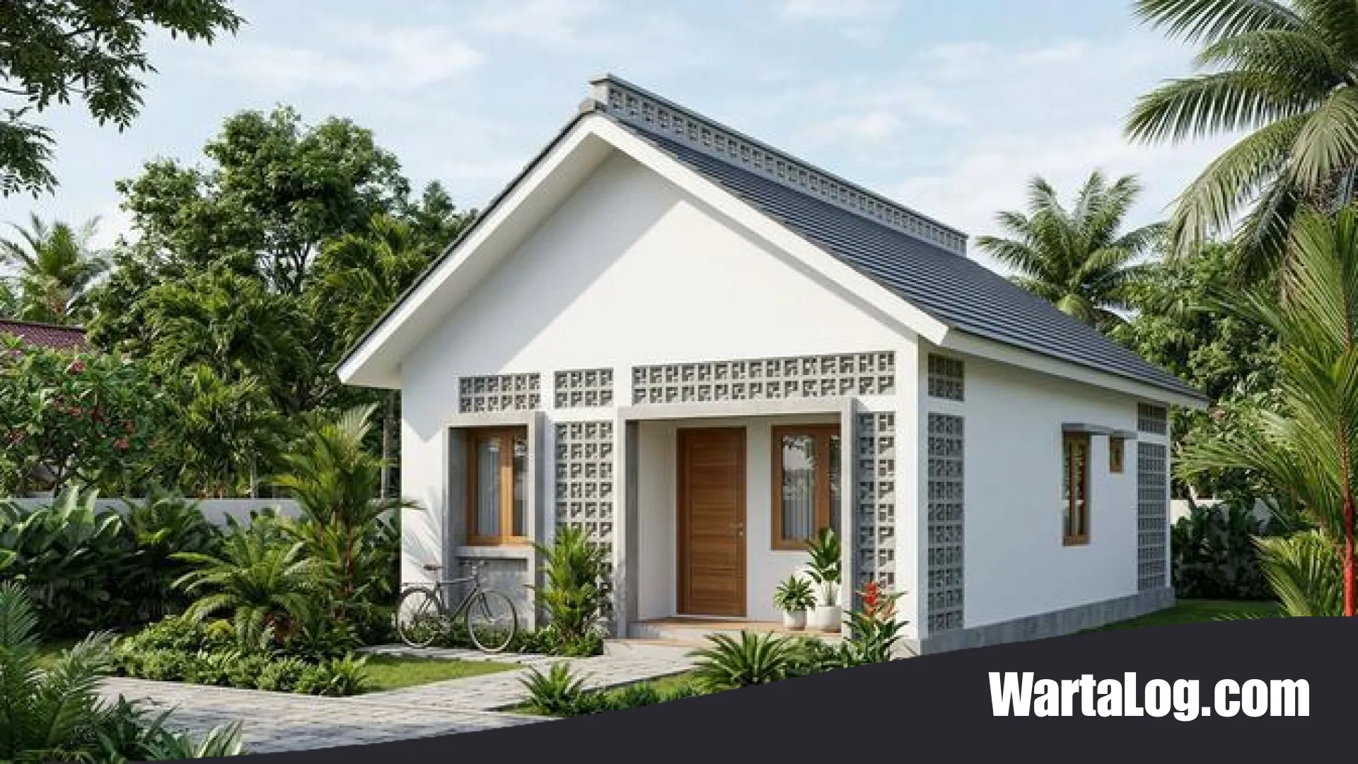 Revolusi Estetika dan Kesejukan: Rahasia Desain Rumah Mungil dengan Dinding Roster di Seluruh Sisi