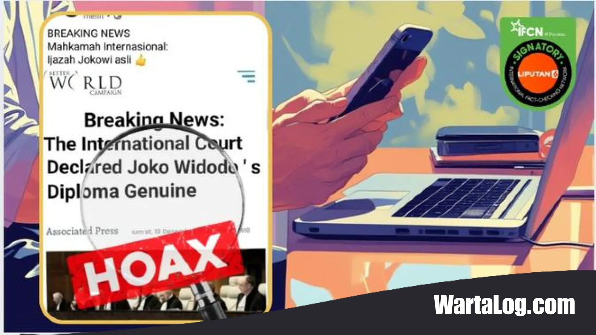 Menelisik Benang Kusut Hoaks Ijazah Jokowi: Dari Klaim Palsu Yusril hingga Manipulasi Putusan Mahkamah Internasional