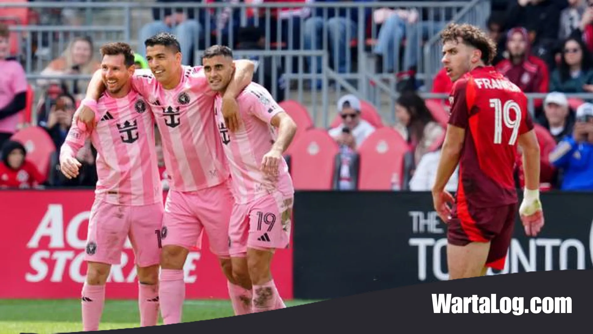 Pesta Gol di BMO Field: Sihir Lionel Messi dan Kolega Bawa Inter Miami Bungkam Toronto FC