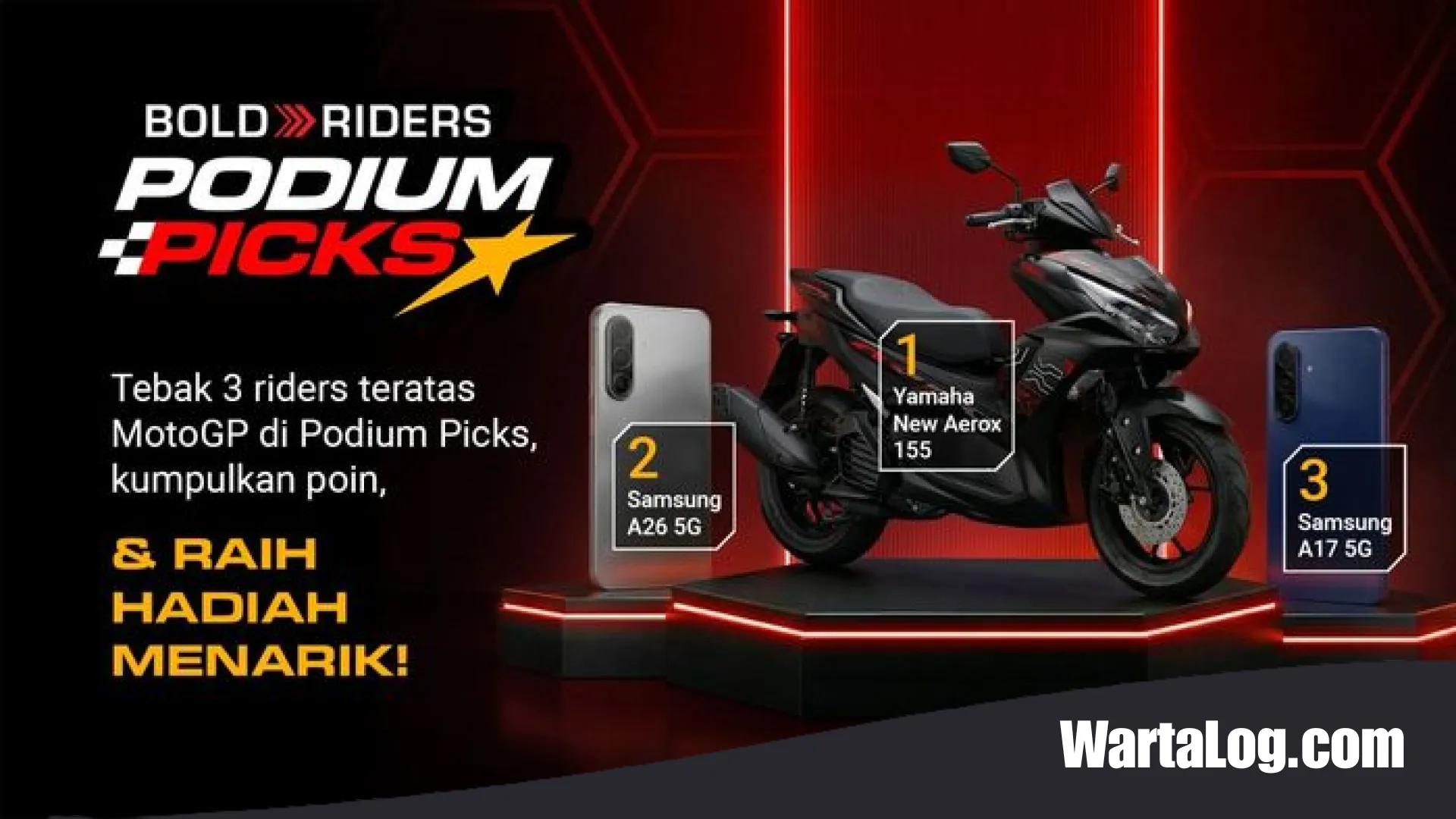 Sirkuit Le Mans Menanti: Uji Insting Balap Anda di MotoGP 2026 dan Bawa Pulang Yamaha Aerox Melalui Bold Riders Podium Picks