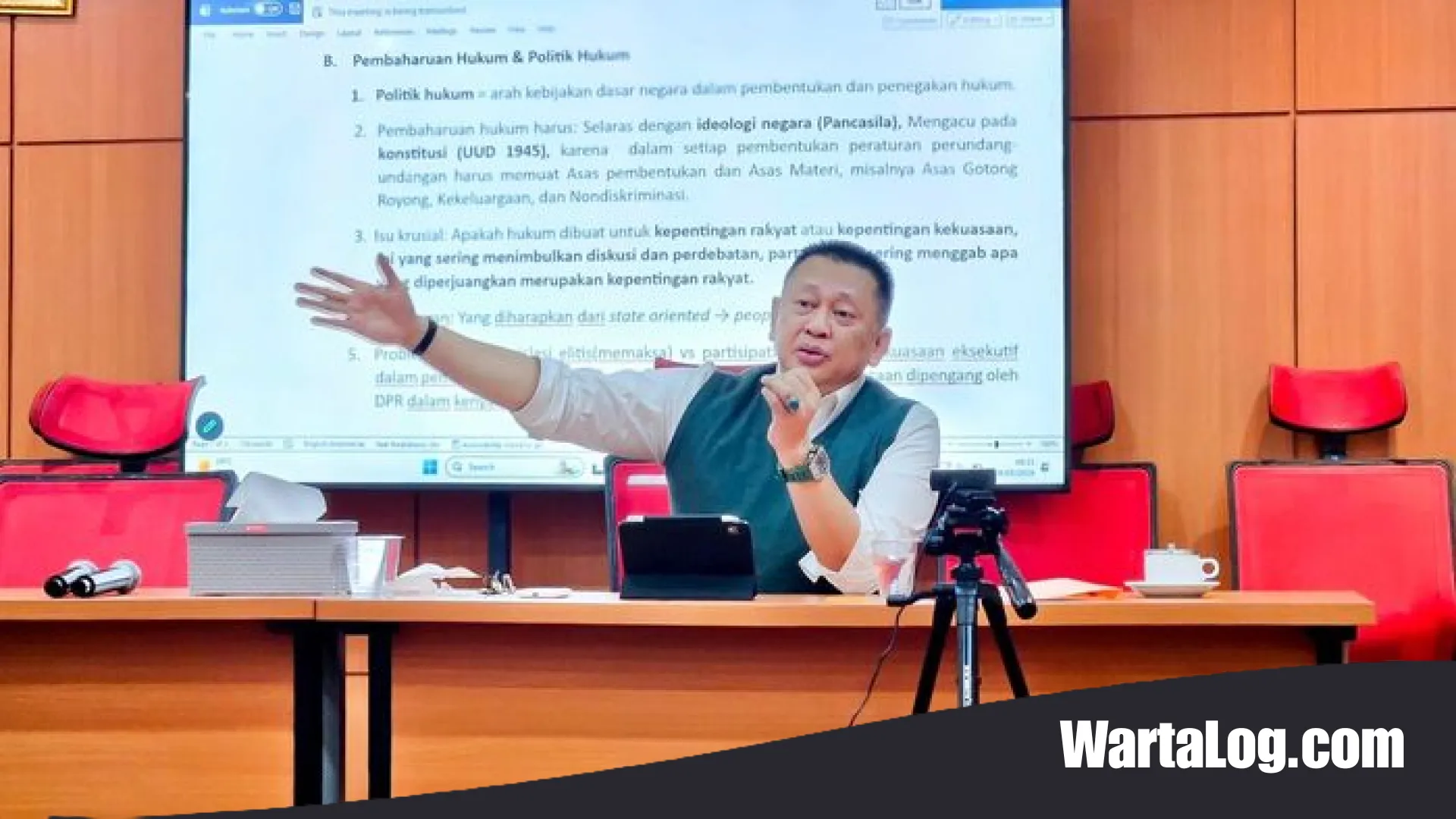 Manifesto Keadilan Substantif: Bamsoet Bedah Urgensi Reformasi Hukum Nasional dari Perspektif Kerakyatan
