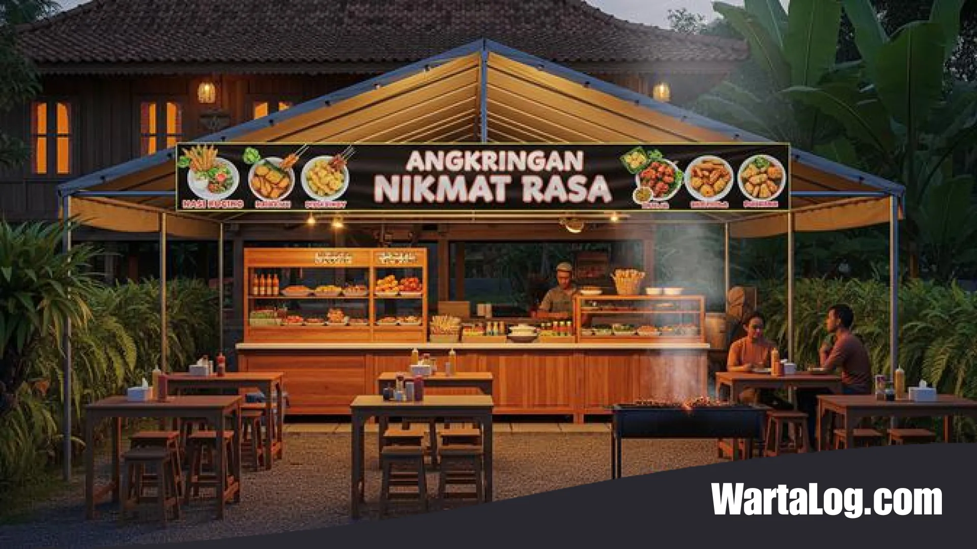 Sulap Halaman Rumah Jadi Cuan: 6 Inspirasi Desain Tenda Angkringan Permanen yang Estetik dan Menguntungkan