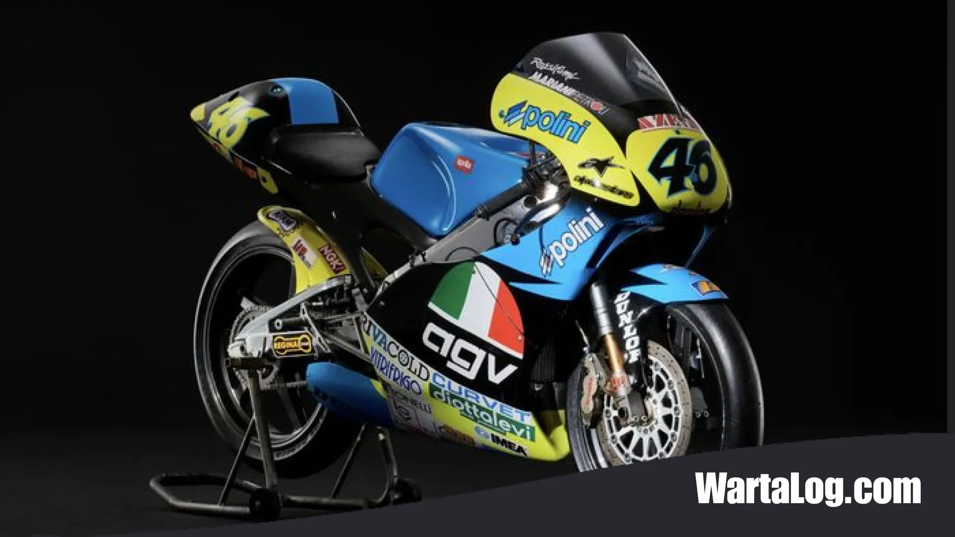 Saksi Bisu Debut Sang Legenda: Motor Aprilia RS125R Valentino Rossi yang Pernah Mengaspal di Sentul Dilelang