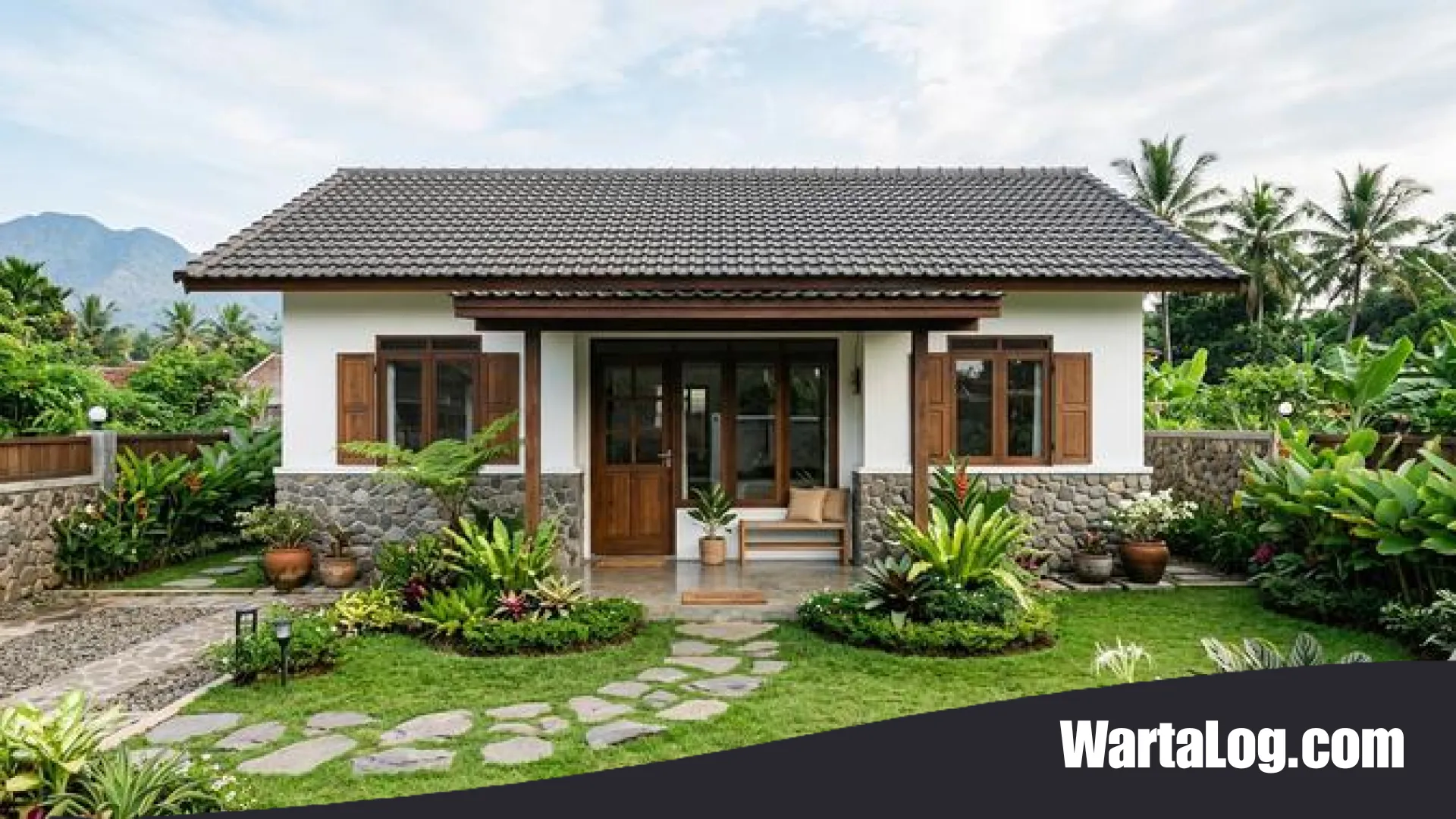 Menengok Keindahan 7 Desain Rumah Desa Berkonsep Natural Modern dengan Sentuhan Batu Alam yang Elegan