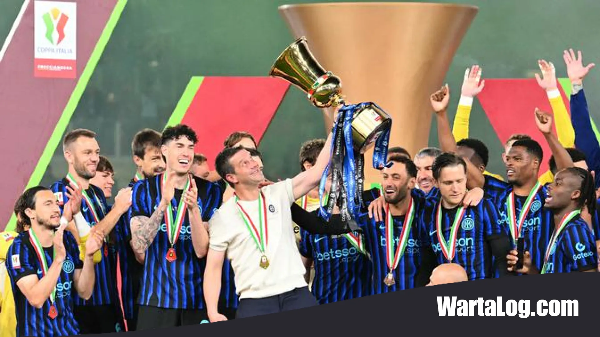 Dominasi Nerazzurri di Stadio Olimpico: Inter Milan Segel Double Winner dan Nilai Sempurna untuk Cristian Chivu