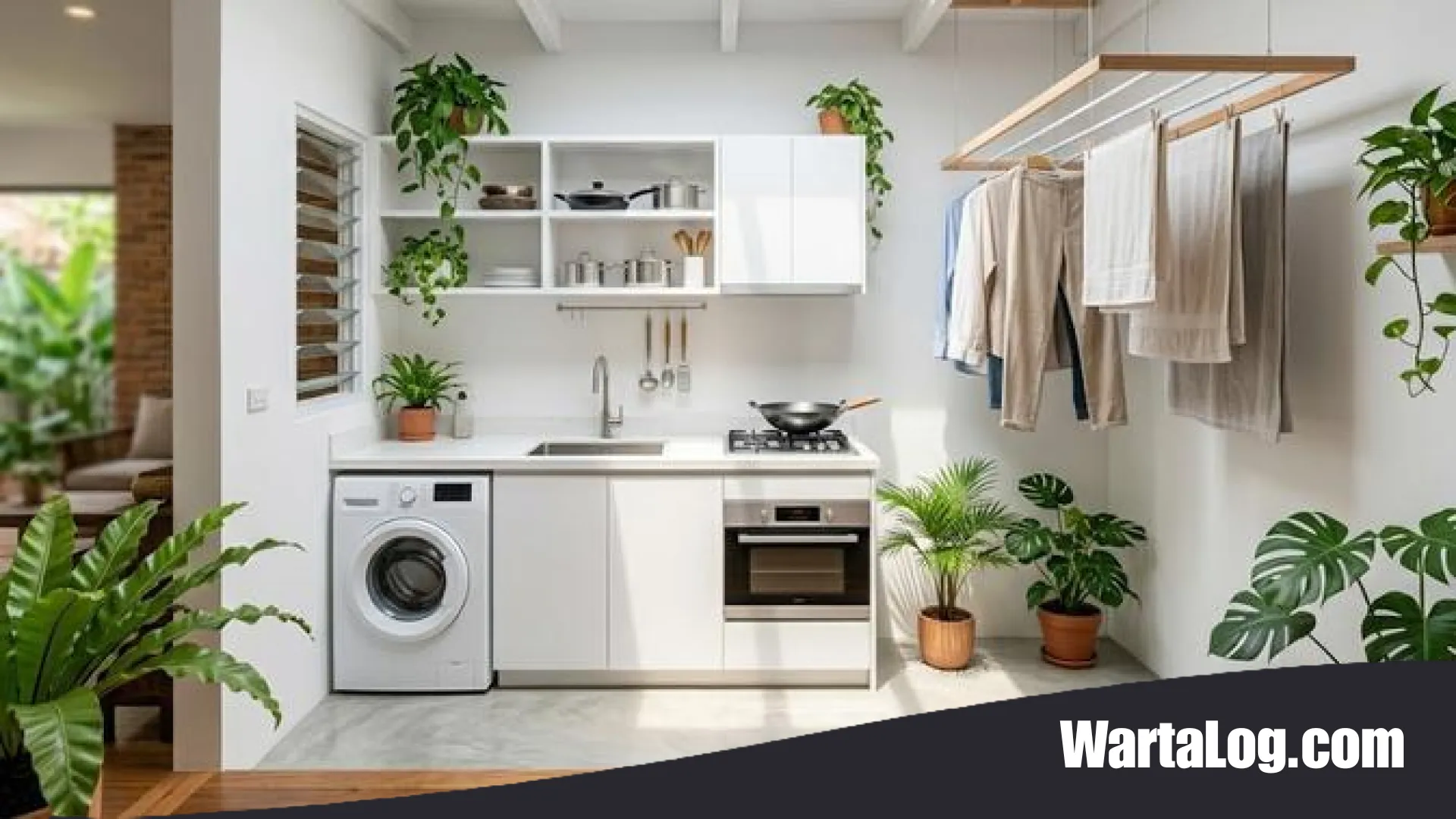 6 Inspirasi Desain Ruang Jemur Indoor: Solusi Hunian Modern Anti Lembap yang Estetik