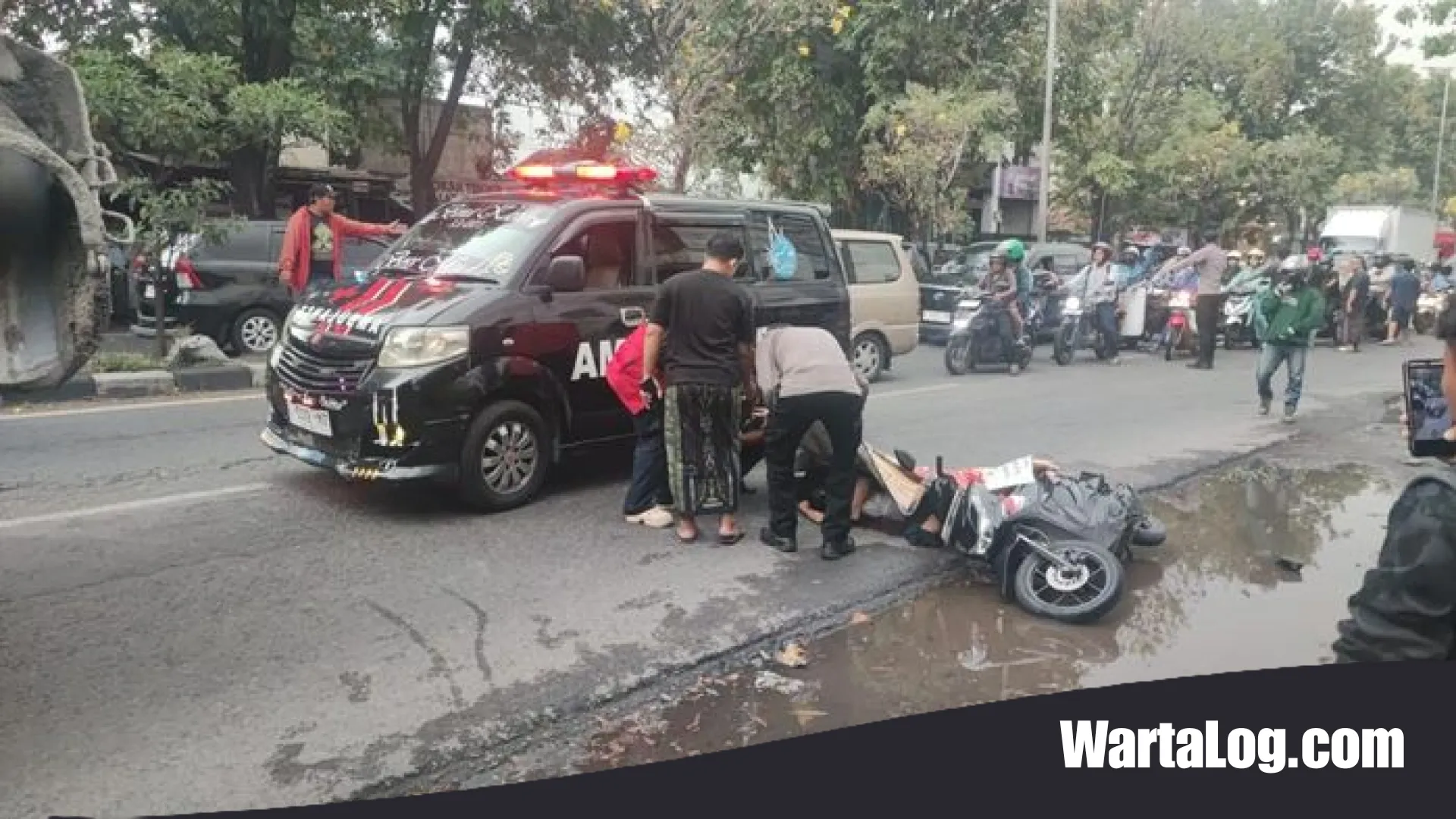 Tragedi Berdarah di Gedangan Sidoarjo: Dua Bocah Perempuan Tewas Terlindas Truk Molen Saat Berboncengan
