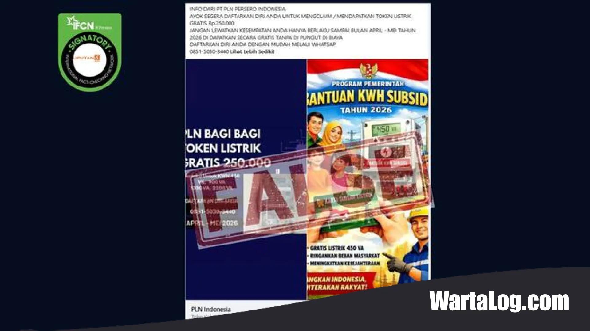 Waspada Penipuan Token Listrik Gratis 2026 Lewat WhatsApp, PLN Pastikan Itu Hoaks dan Bahaya Scam