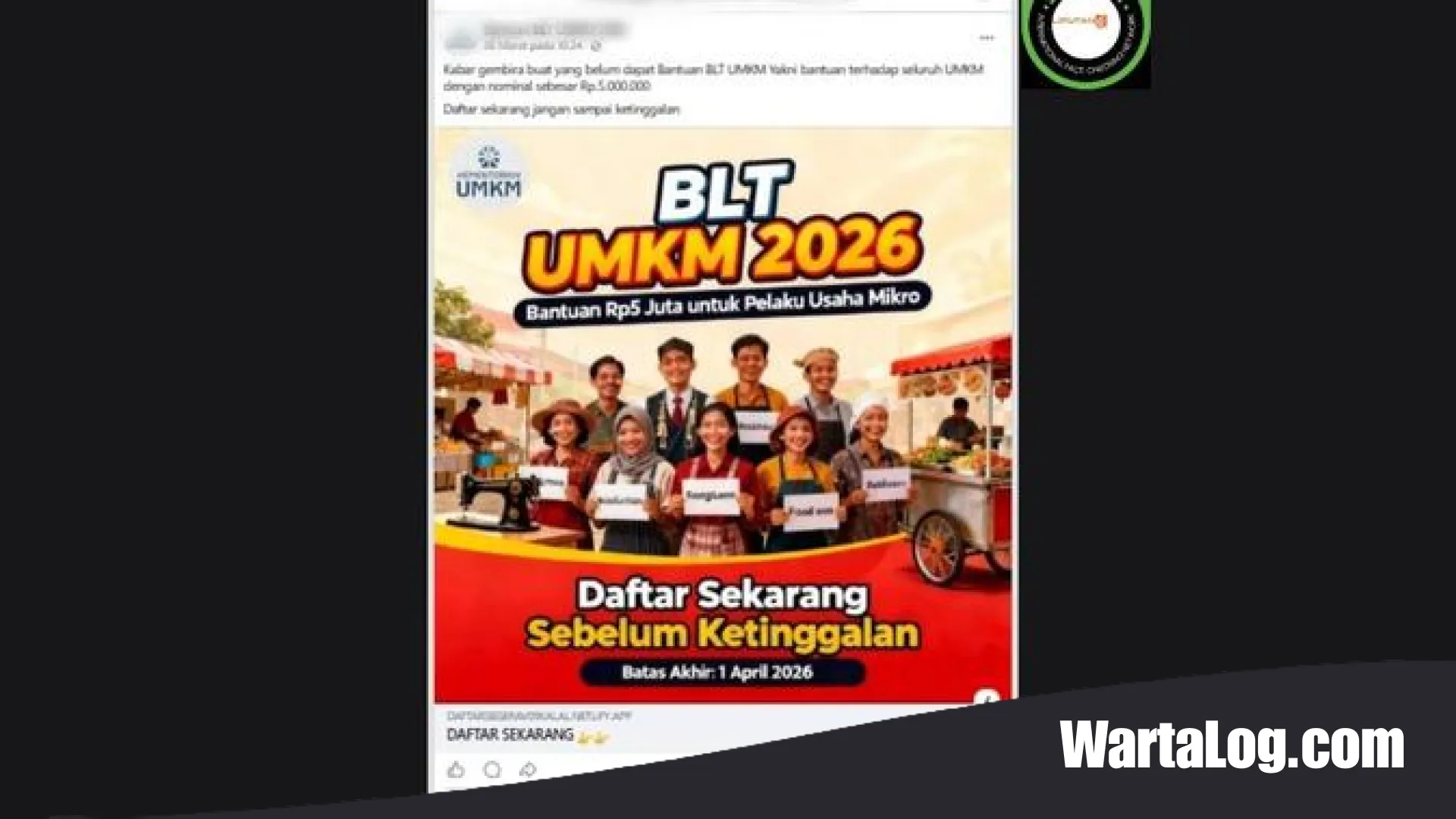Waspada! Marak Hoaks BLT UMKM 2026 di Media Sosial, Kenali Modus Penipuan Berkedok Bantuan Pemerintah