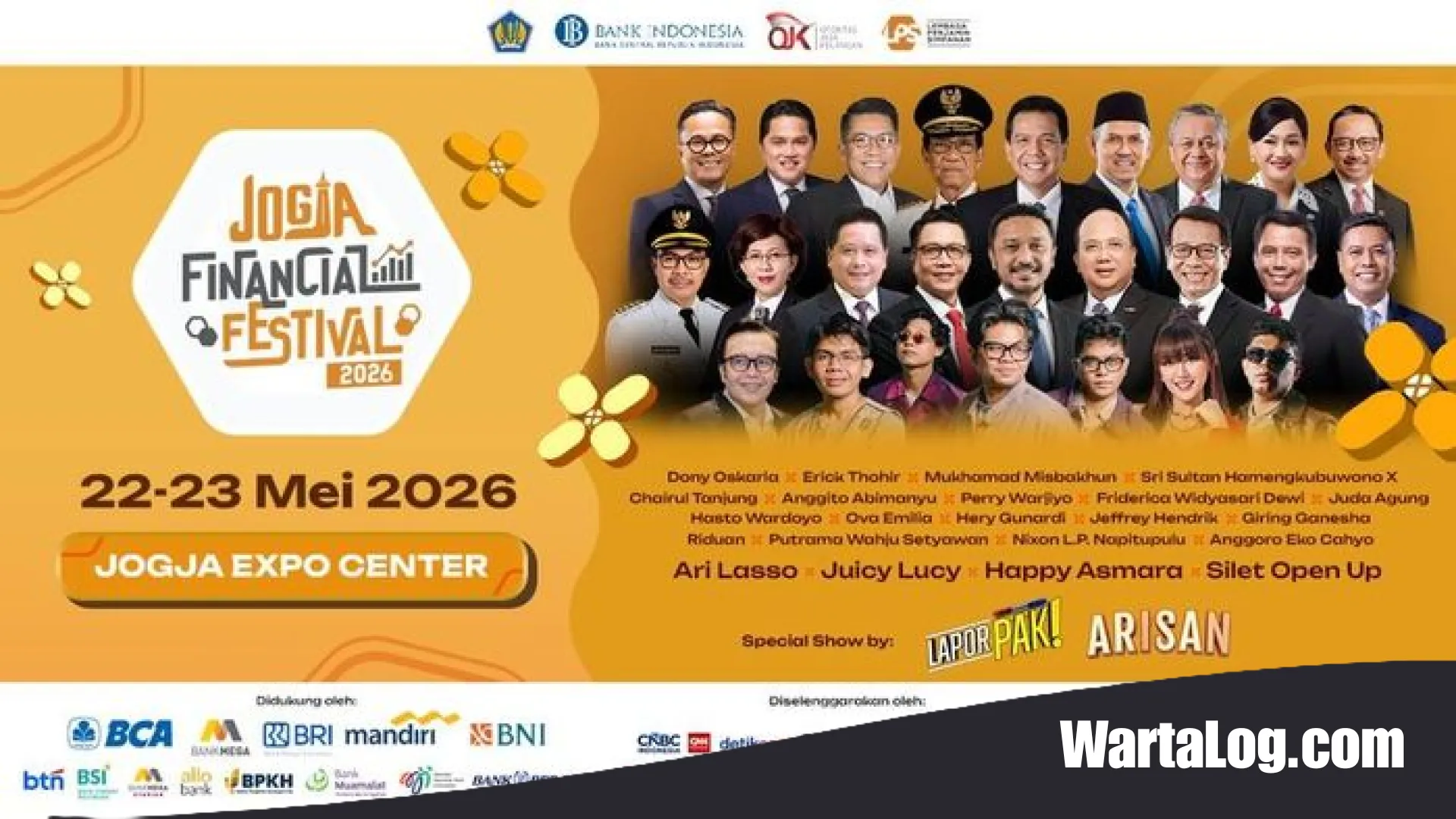 Membongkar Rahasia Finansial di Jogja Financial Festival: Strategi Chairul Tanjung hingga Peluang Karir Menanti