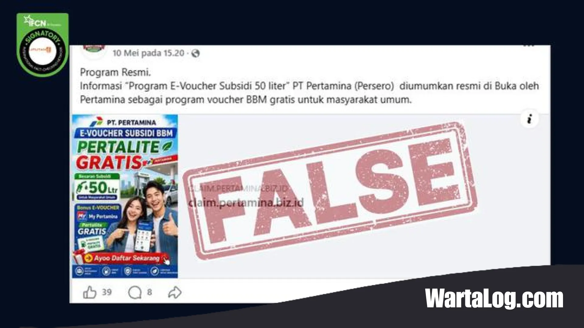 [Cek Fakta] Benarkah Pertamina Bagi-Bagi Voucher BBM Gratis 50 Liter? Jangan Terkecoh Link Palsu!