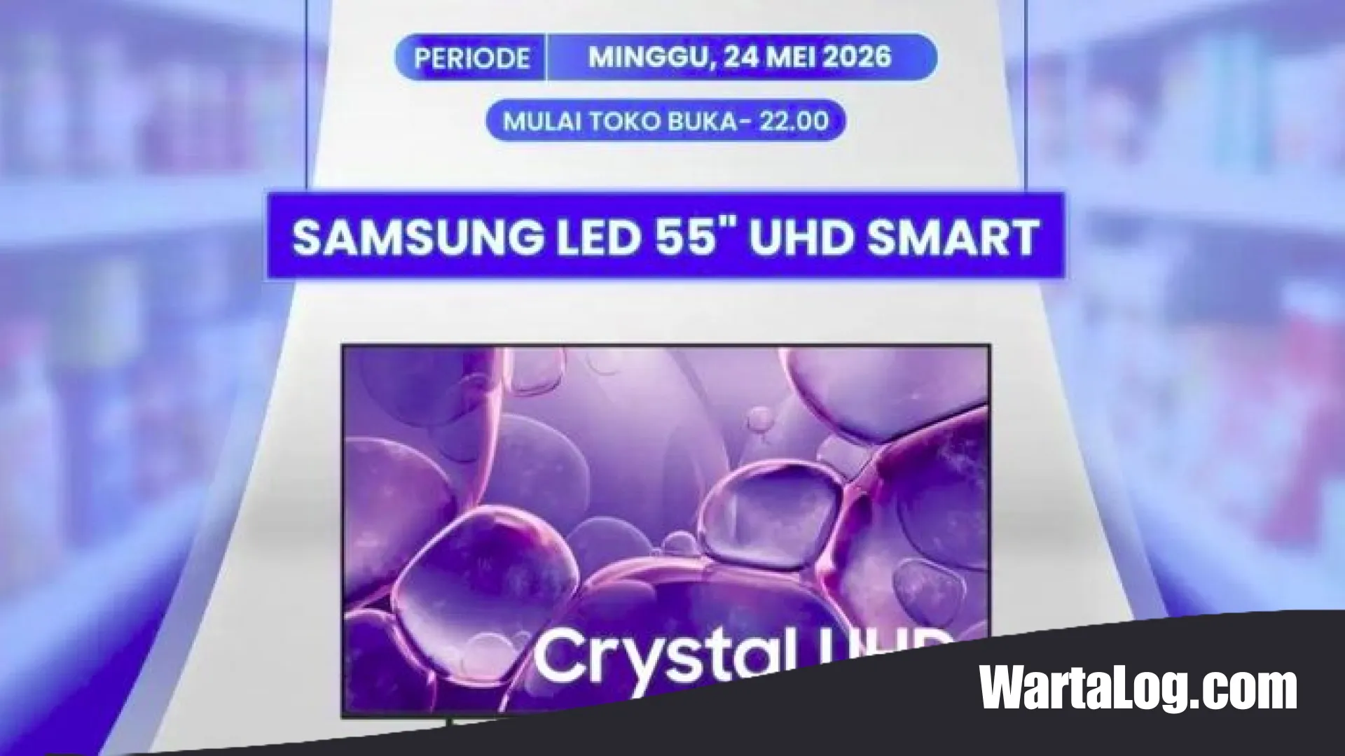 Banjir Diskon Gila-gilaan: Borong Samsung LED TV 55 Inch Lebih Hemat Rp3 Juta di Transmart Full Day Sale!