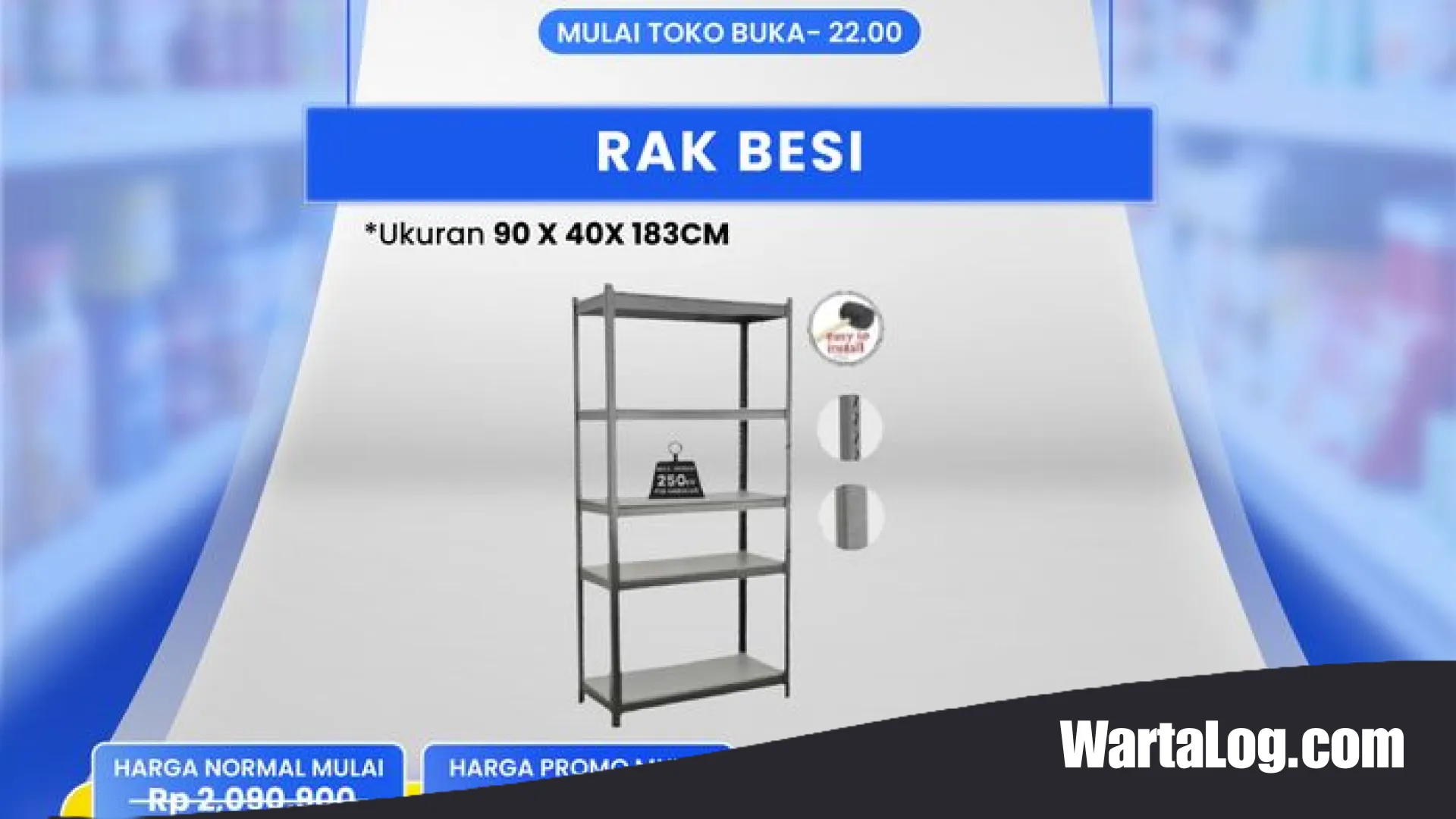 Berburu Rak Besi Murah di Transmart Full Day Sale: Solusi Hunian Rapi Hemat Jutaan Rupiah