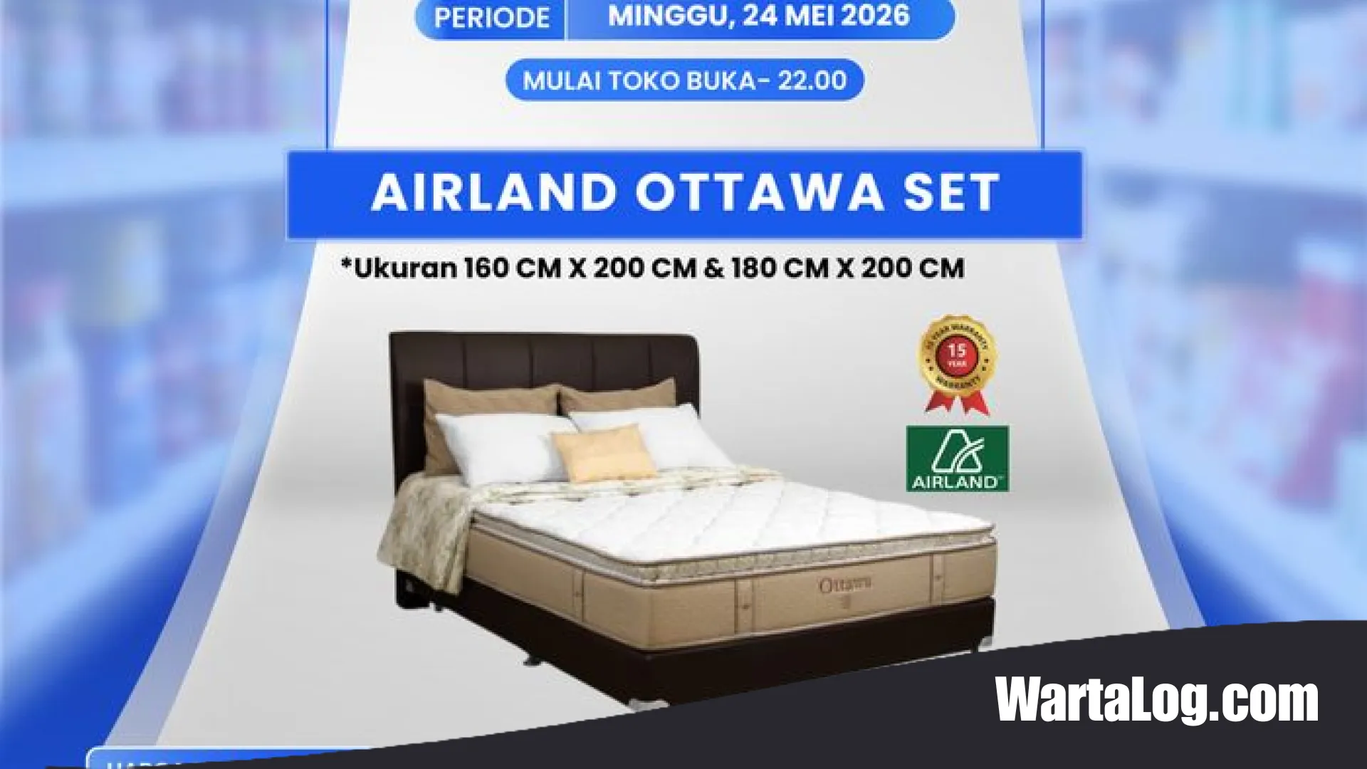 Banting Harga Gila-gilaan! Transmart Full Day Sale Tawarkan Kasur Mewah dengan Diskon Hingga 70 Persen