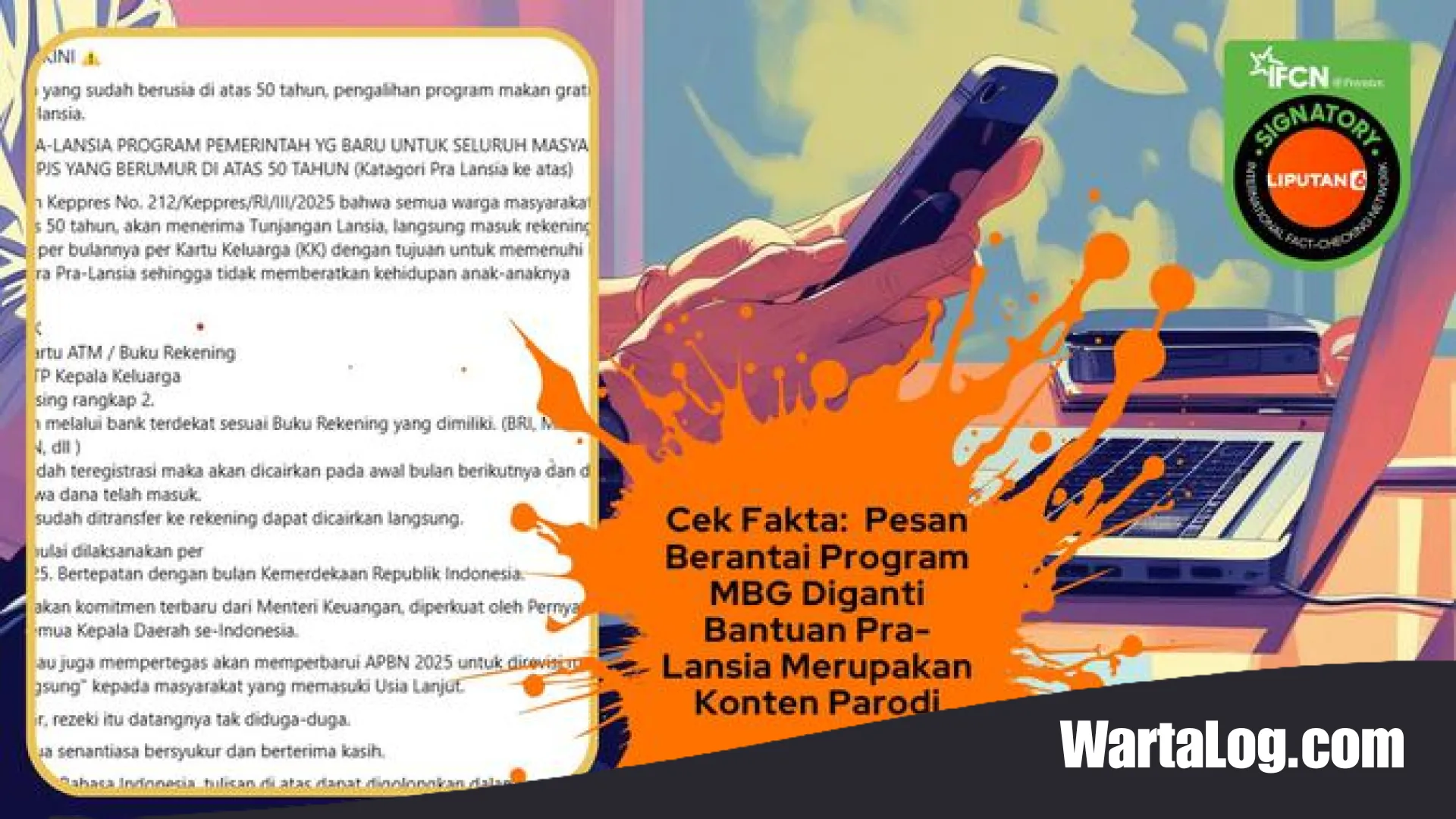 Mengendus Jejak Kebohongan: Panduan Eksklusif WartaLog untuk Menangkal Pesan Berantai Hoaks