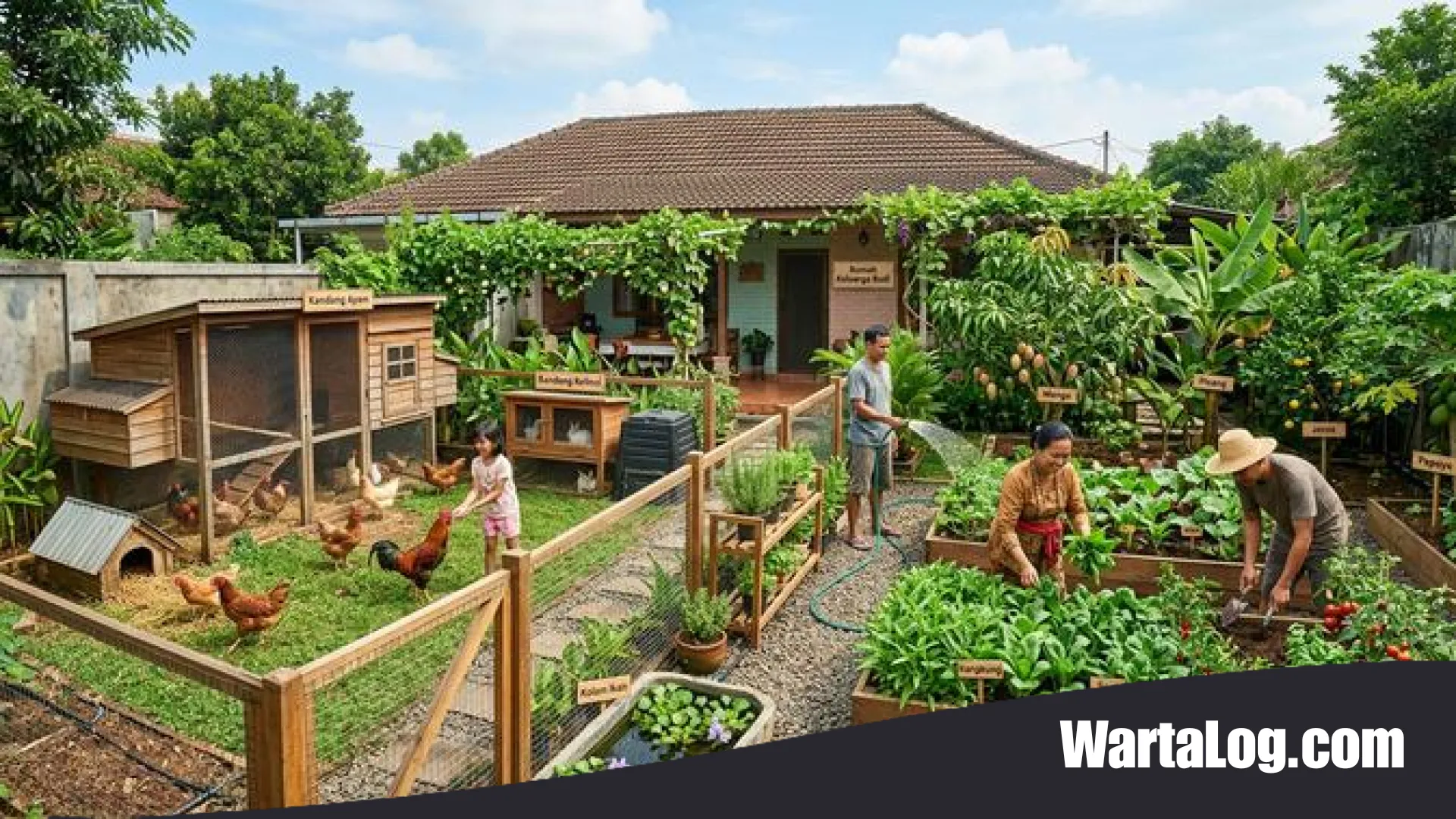 Strategi Cerdas Membangun Kebun Multifungsi: Panduan Lengkap Mengintegrasikan Sayur, Buah, dan Ternak di Halaman Rumah