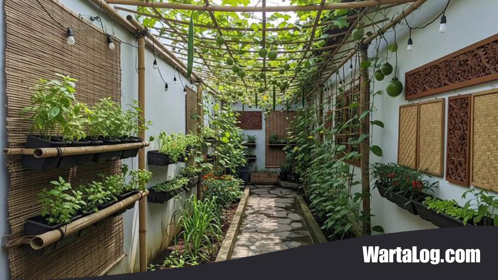 Menyulap Lorong Sempit Menjadi Oase Pangan: 7 Inspirasi Kebun Rambat Produktif ala WartaLog