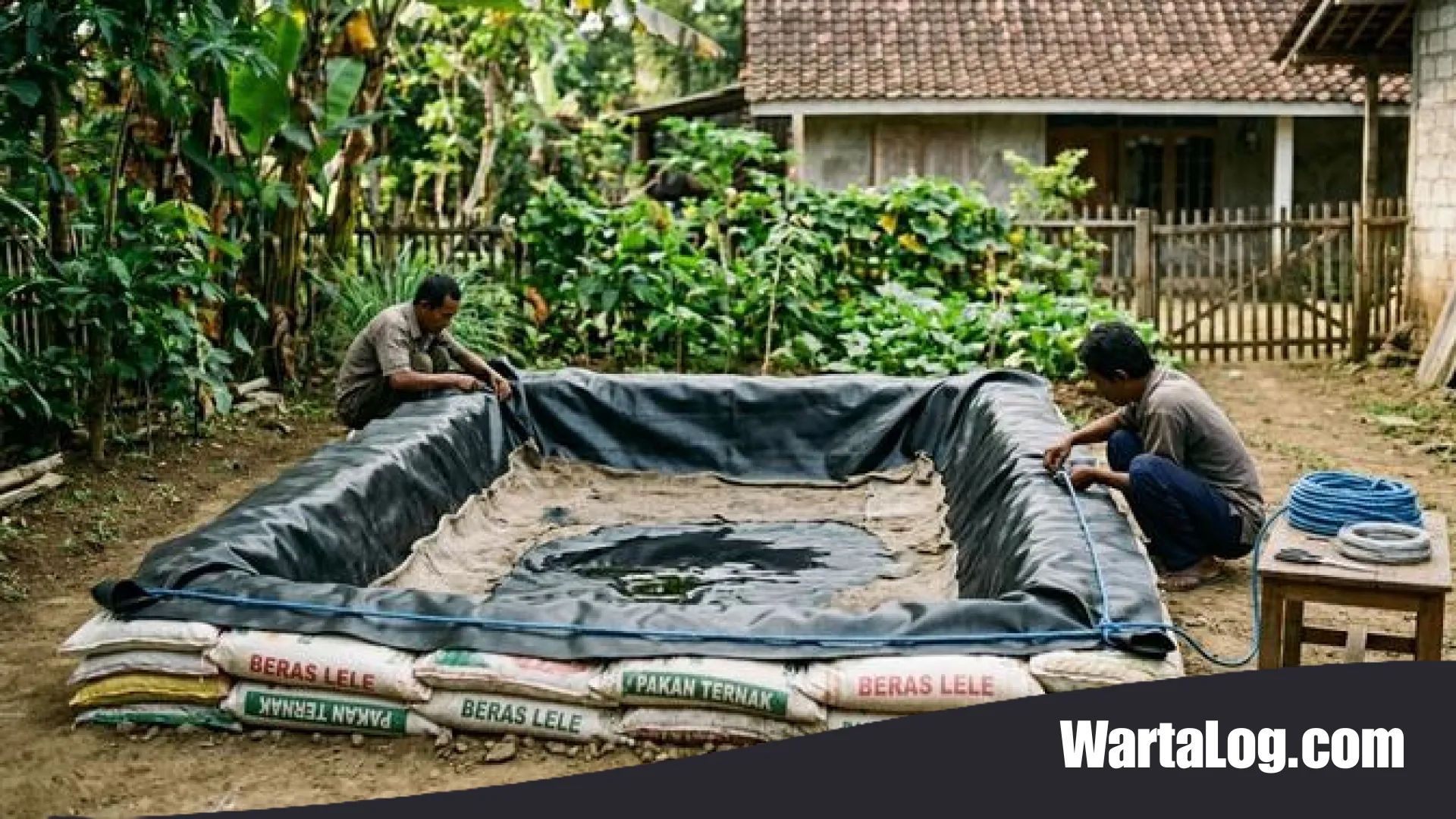 Inovasi Kolam Ikan Tanpa Semen: Panduan Lengkap Membangun Kolam dari Karung yang Hemat dan Anti Bocor
