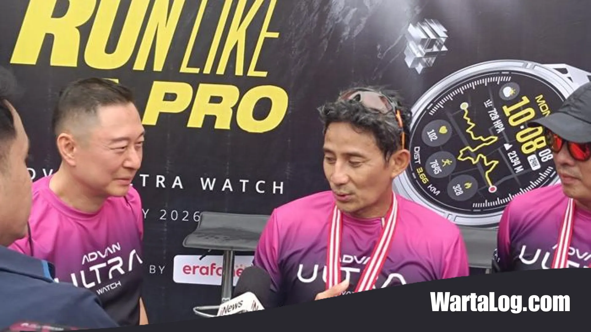 Sinergi Kebugaran dan Teknologi: Keseruan Sandiaga Uno di Ajang Run Like A Pro Bersama Advan Ultra Watch