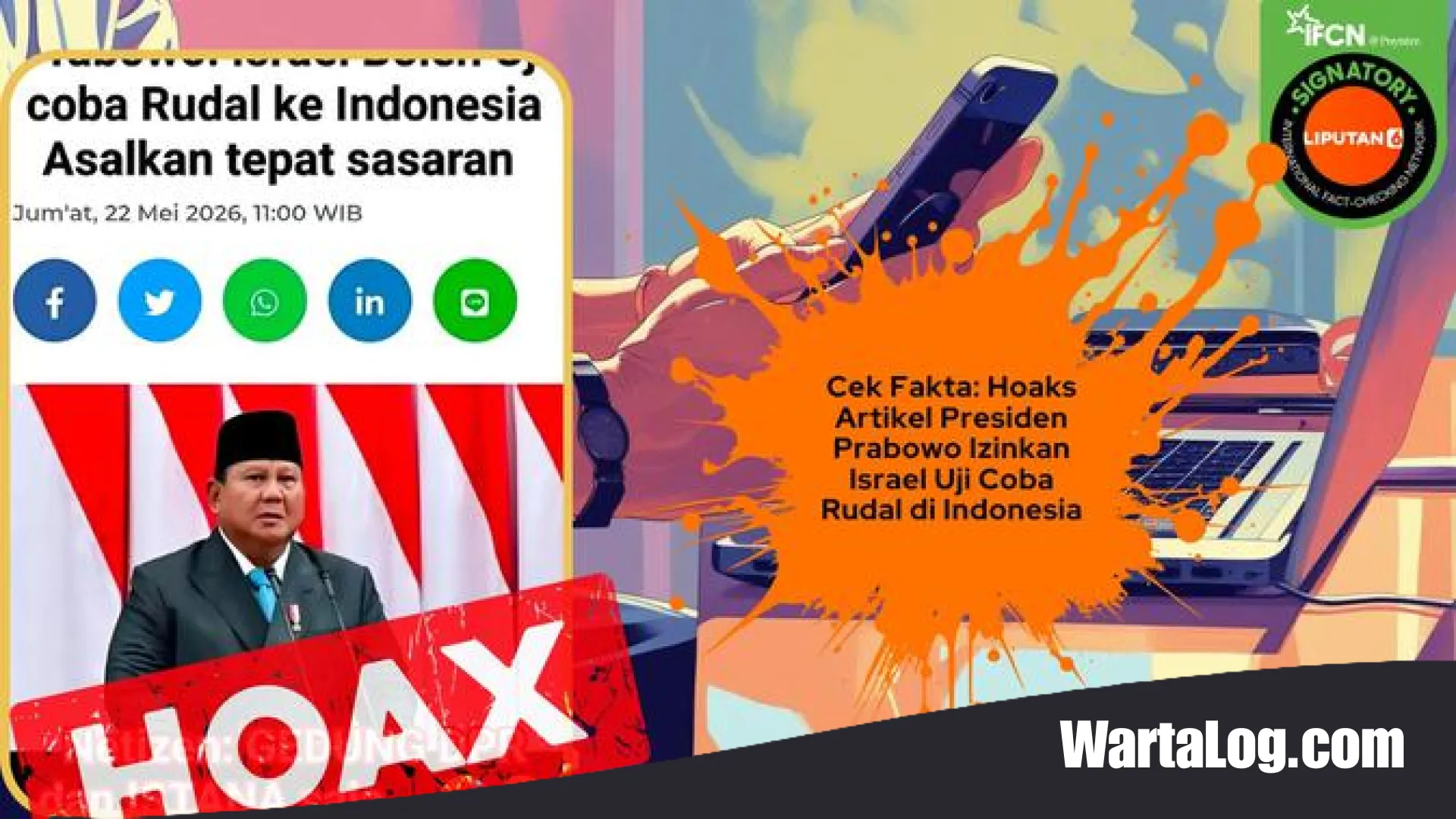 Hoaks Kejam Catut Nama Presiden Prabowo: Benarkah Izinkan Israel Uji Coba Rudal di Indonesia?