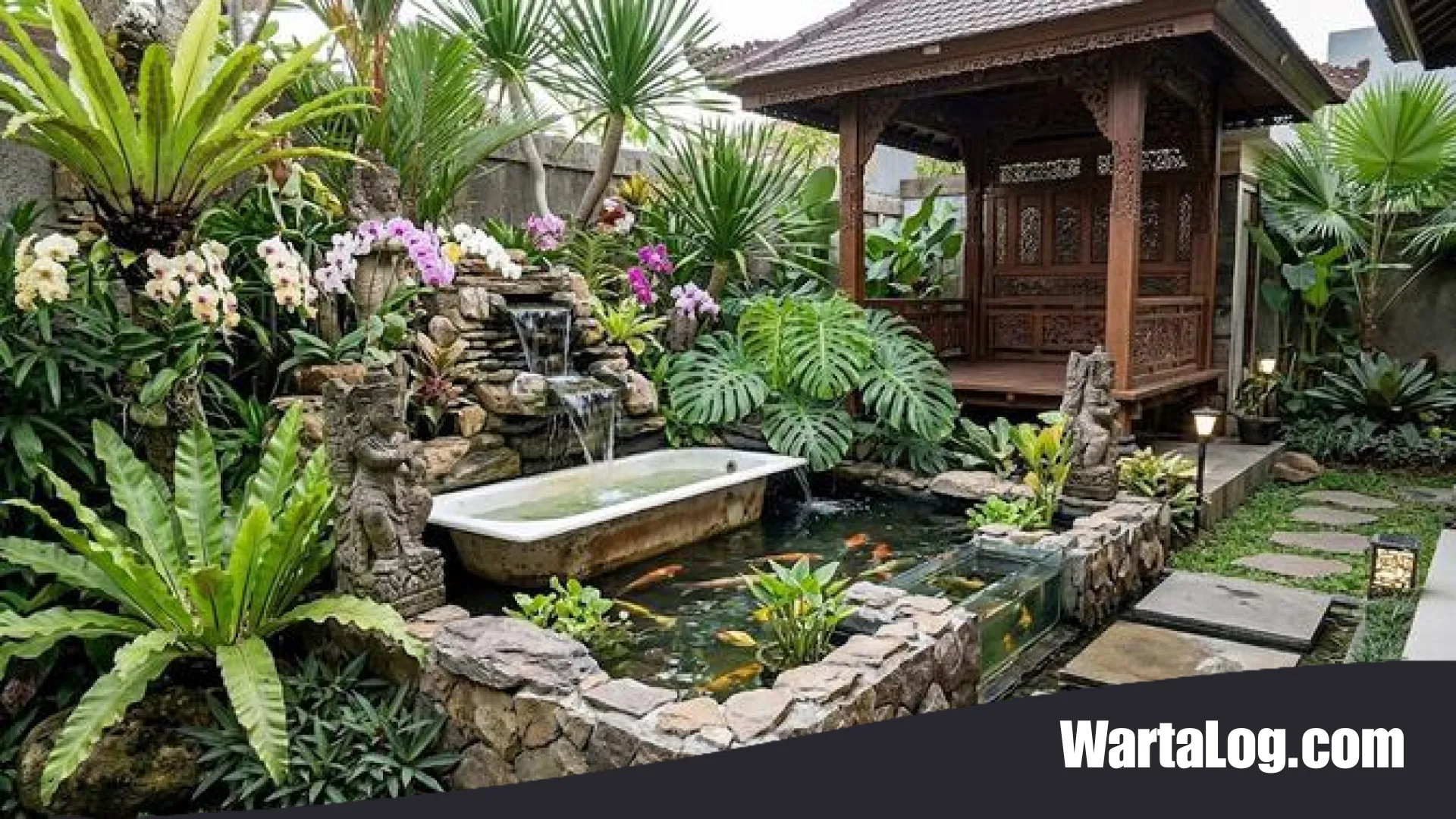 Sulap Bak Bekas Jadi Kolam Ikan Mewah: 7 Inspirasi Desain Estetik Ala Taman Mahal yang Hemat Biaya