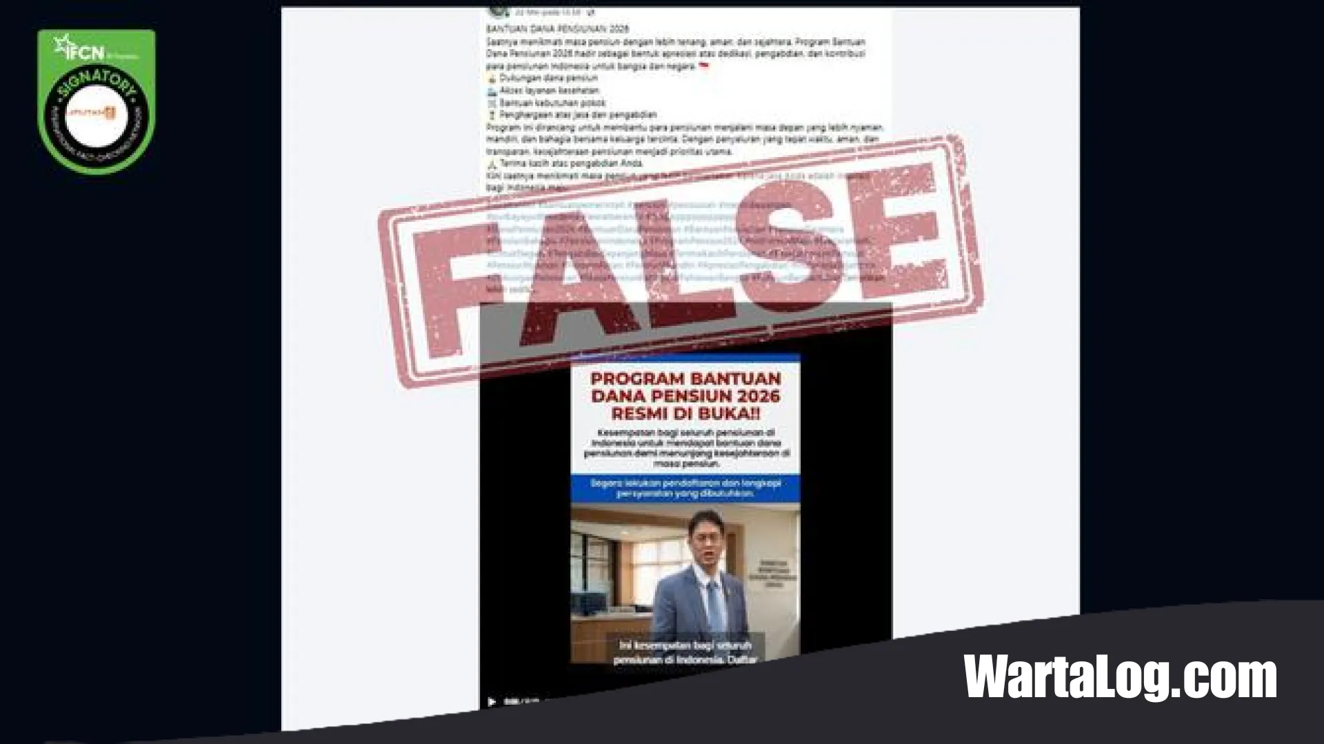 Waspada Hoax Deepfake! Video Viral Purbaya Yudhi Sadewa Janjikan Dana Pensiun 2026 Ternyata Palsu