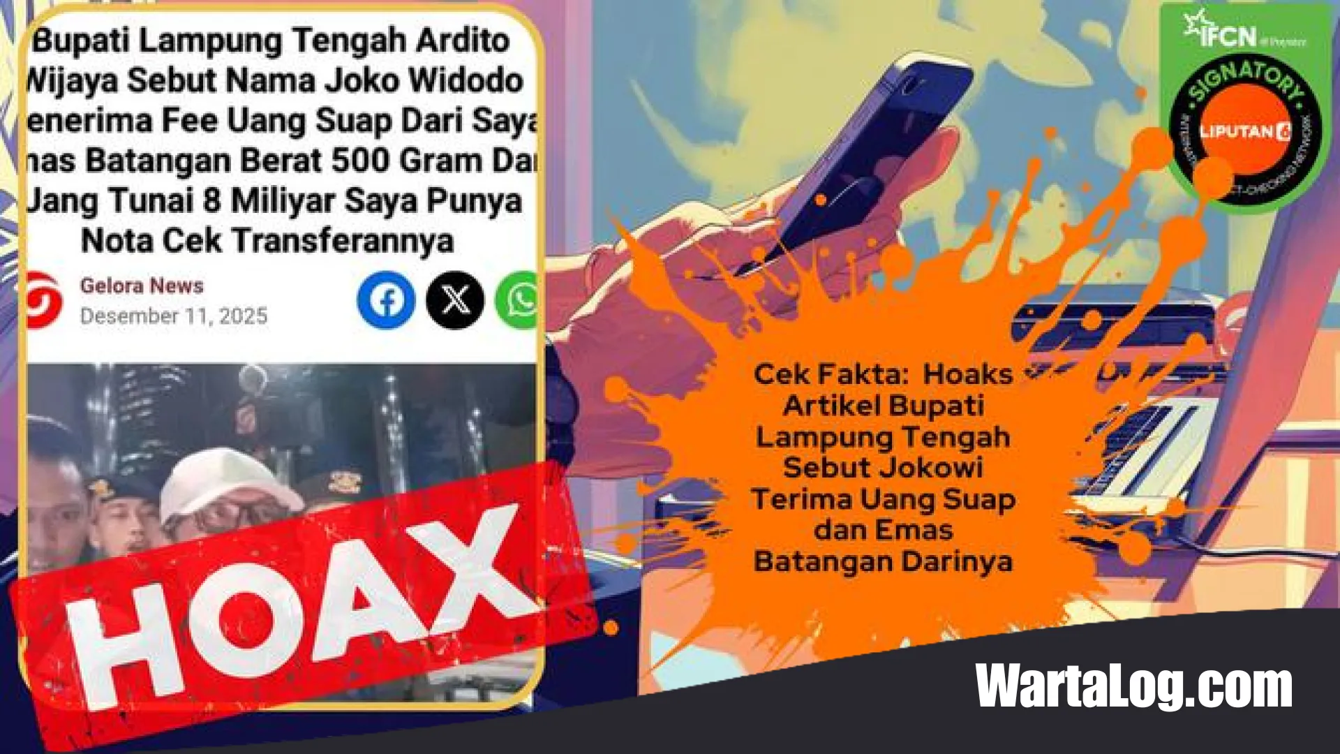 Menelusuri Jejak Digital: Serangkaian Hoaks Uang Suap yang Mencoba Menjerat Eks Presiden Jokowi
