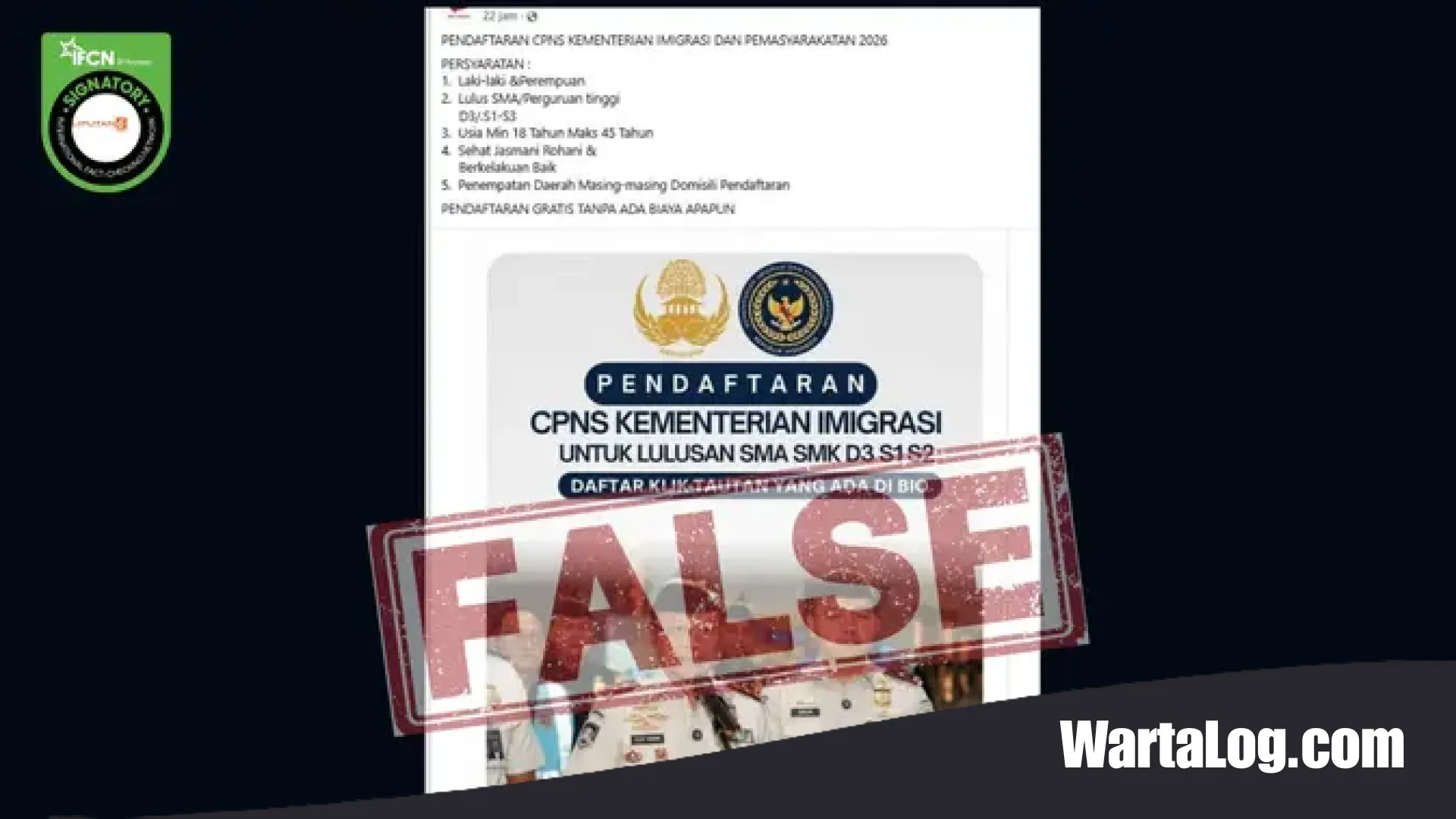 Waspada Penipuan! Link Pendaftaran CPNS Kementerian Imigrasi 2026 Ternyata Hoaks, Simak Fakta Sebenarnya