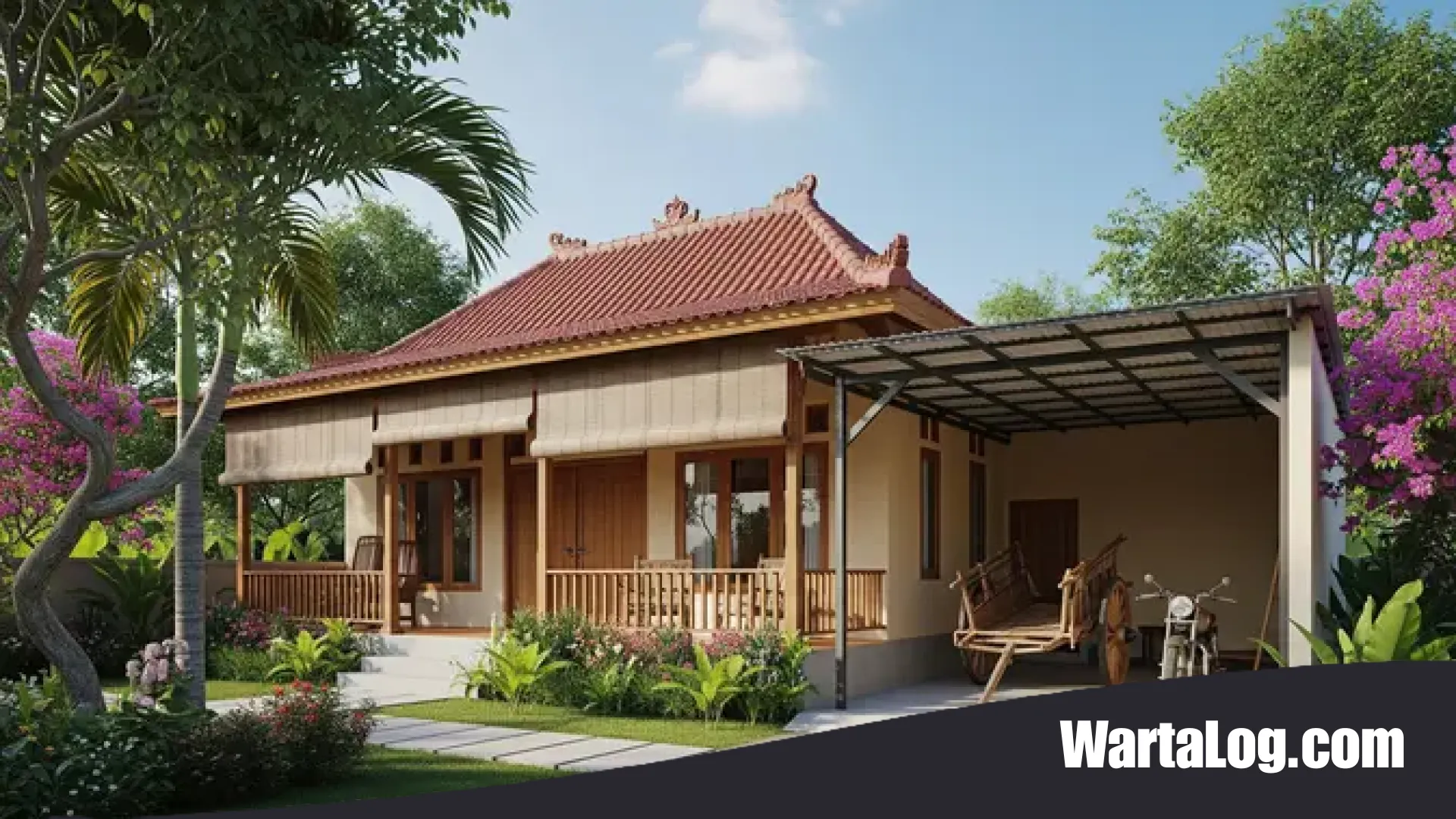 Inspirasi Desain Rumah Desa Sederhana dengan Garasi Terbuka: Estetika dan Efisiensi dalam Satu Bingkai