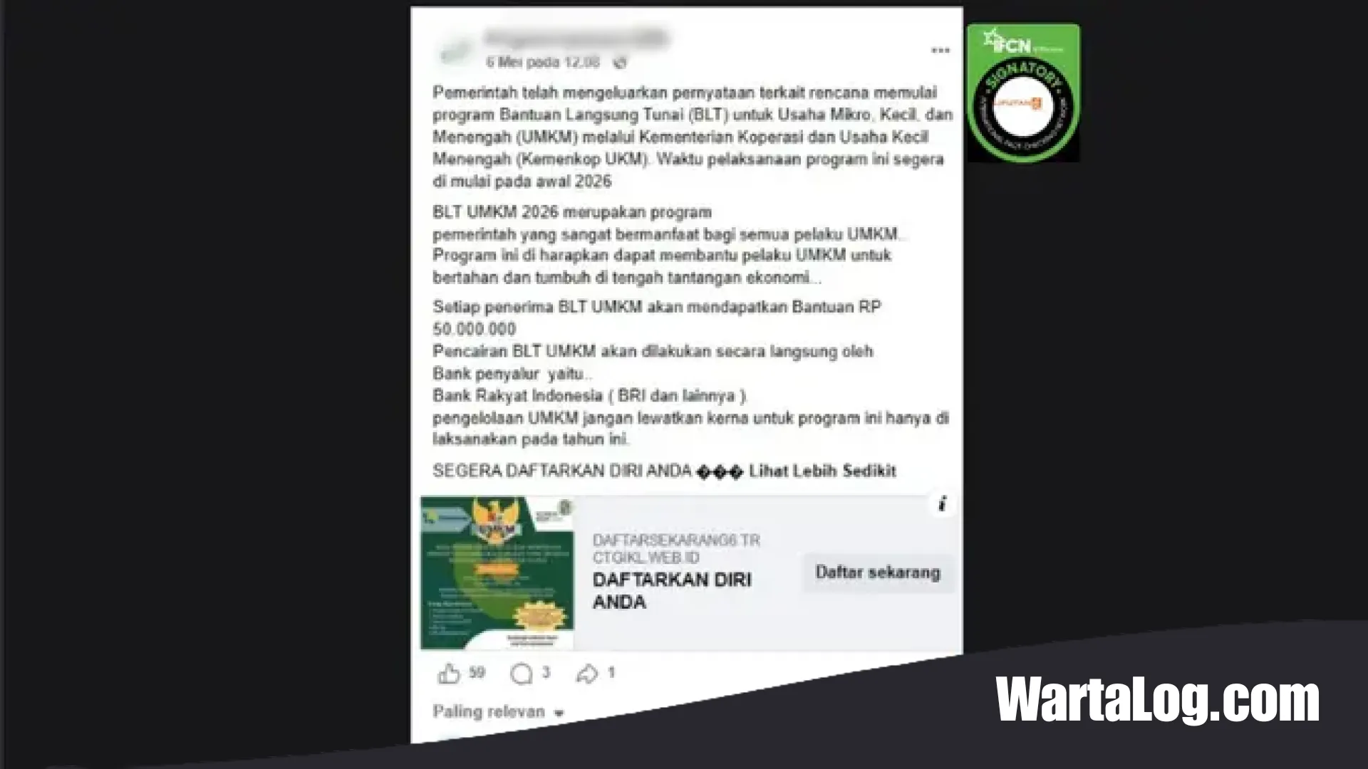Waspada Modus Penipuan BLT UMKM 2026: Kenali Ciri Hoaks yang Mengincar Data Pribadi Anda