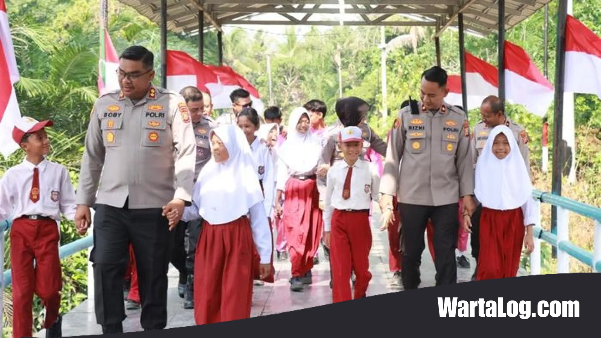 Misi Kemanusiaan di Pelosok Bumi Lancang Kuning: Polda Riau Sukses Tuntaskan Pembangunan 67 Jembatan Merah Putih