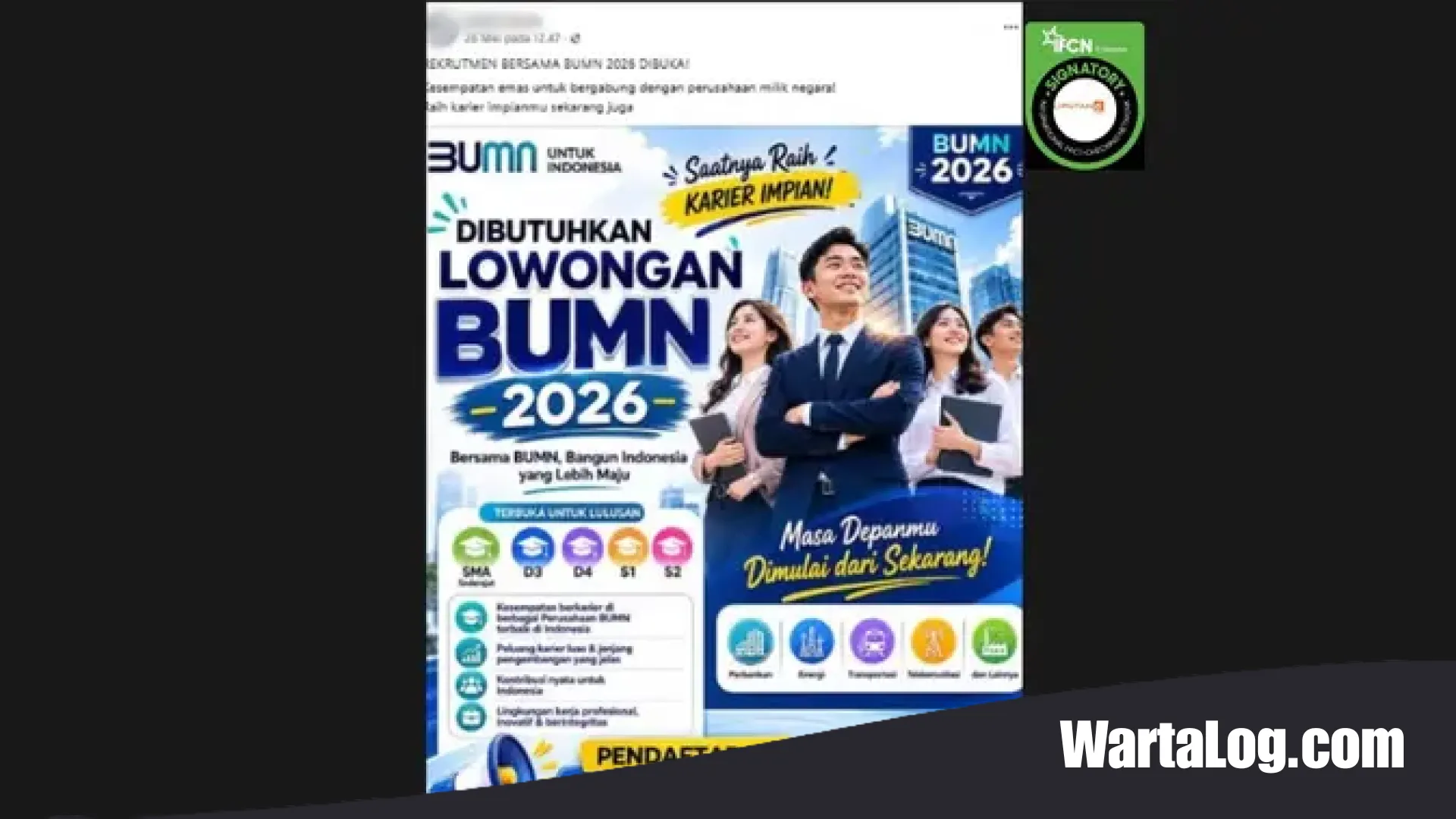 Waspada Penipuan! Link Pendaftaran Rekrutmen Bersama BUMN 2026 Beredar Luas, Ini Hasil Penelusuran Faktanya