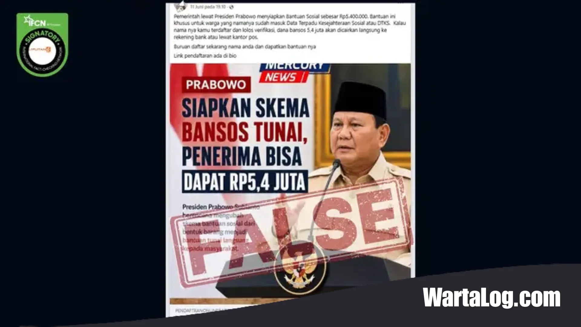 Waspada Penipuan! Mengungkap Fakta di Balik Link Pendaftaran Bansos Rp 5,4 Juta Atas Nama Presiden Prabowo