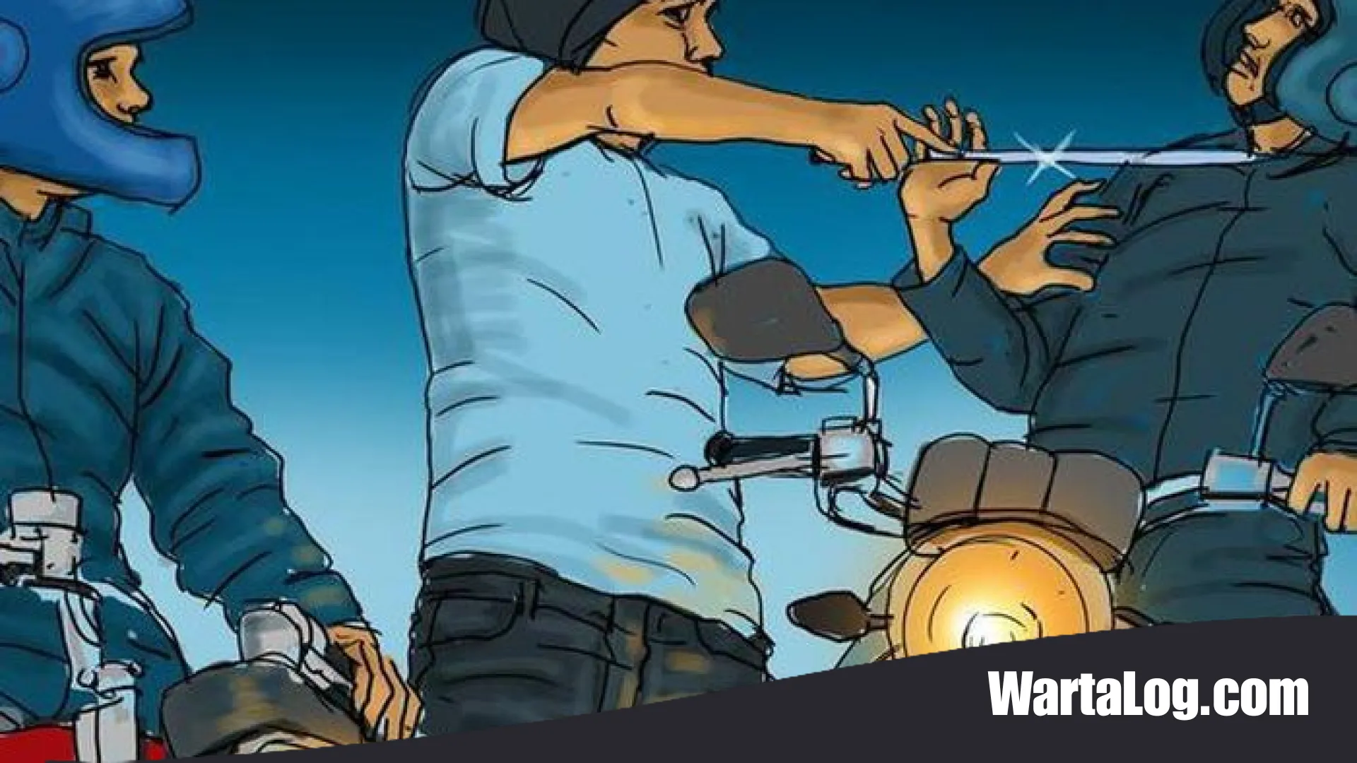 Teror Tengah Malam di Jantung Kota: Pengendara Motor Dibacok OTK di Jalan Pajajaran Bogor, Polisi Buru Pelaku