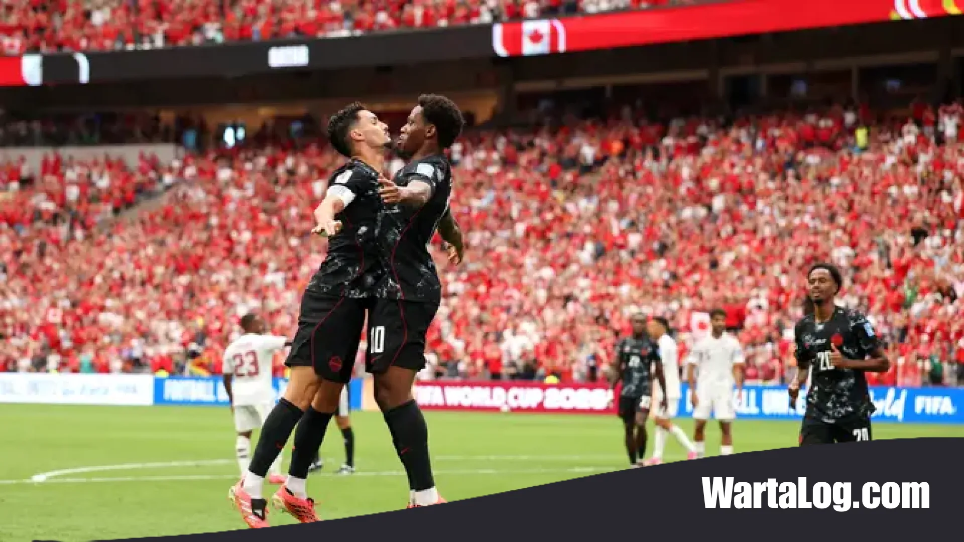 Drama 6 Gol di BC Place: Jonathan David Cetak Hattrick, Kanada Libas Sembilan Pemain Qatar