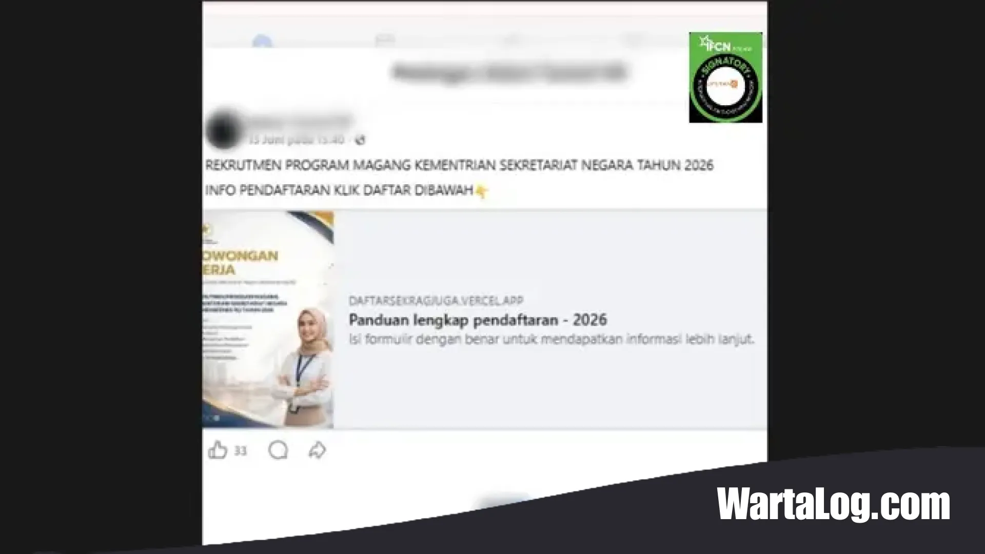 Waspada Penipuan! Hoaks Link Pendaftaran Magang Kemensetneg 2026 yang Mengincar Data Pribadi