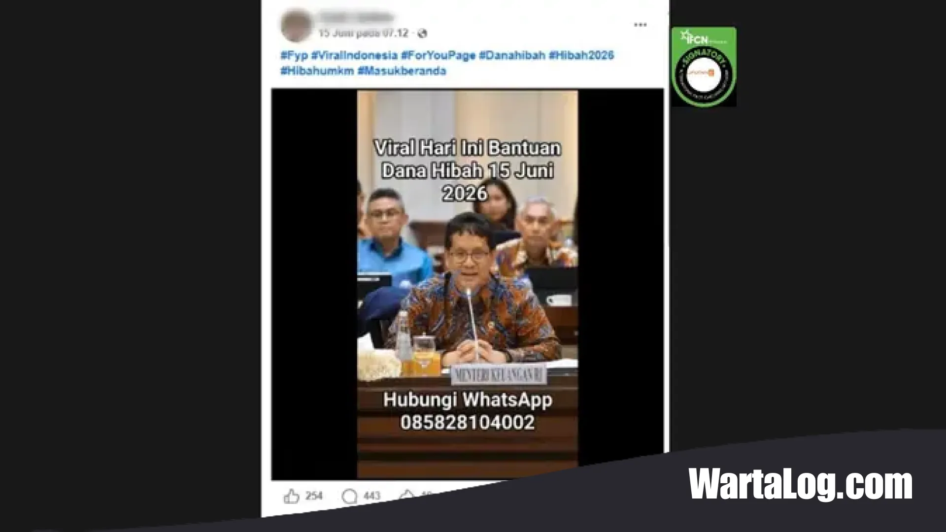 Waspada Modus Penipuan Deepfake: Video Menkeu Purbaya Yudhi Sadewa Soal Dana Hibah Dipastikan Hoaks