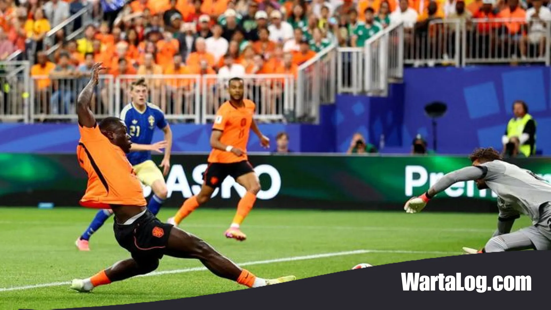 Dominasi Total De Oranje: Brace Brian Brobbey Bawa Belanda Ungguli Swedia di Babak Pertama Piala Dunia 2026