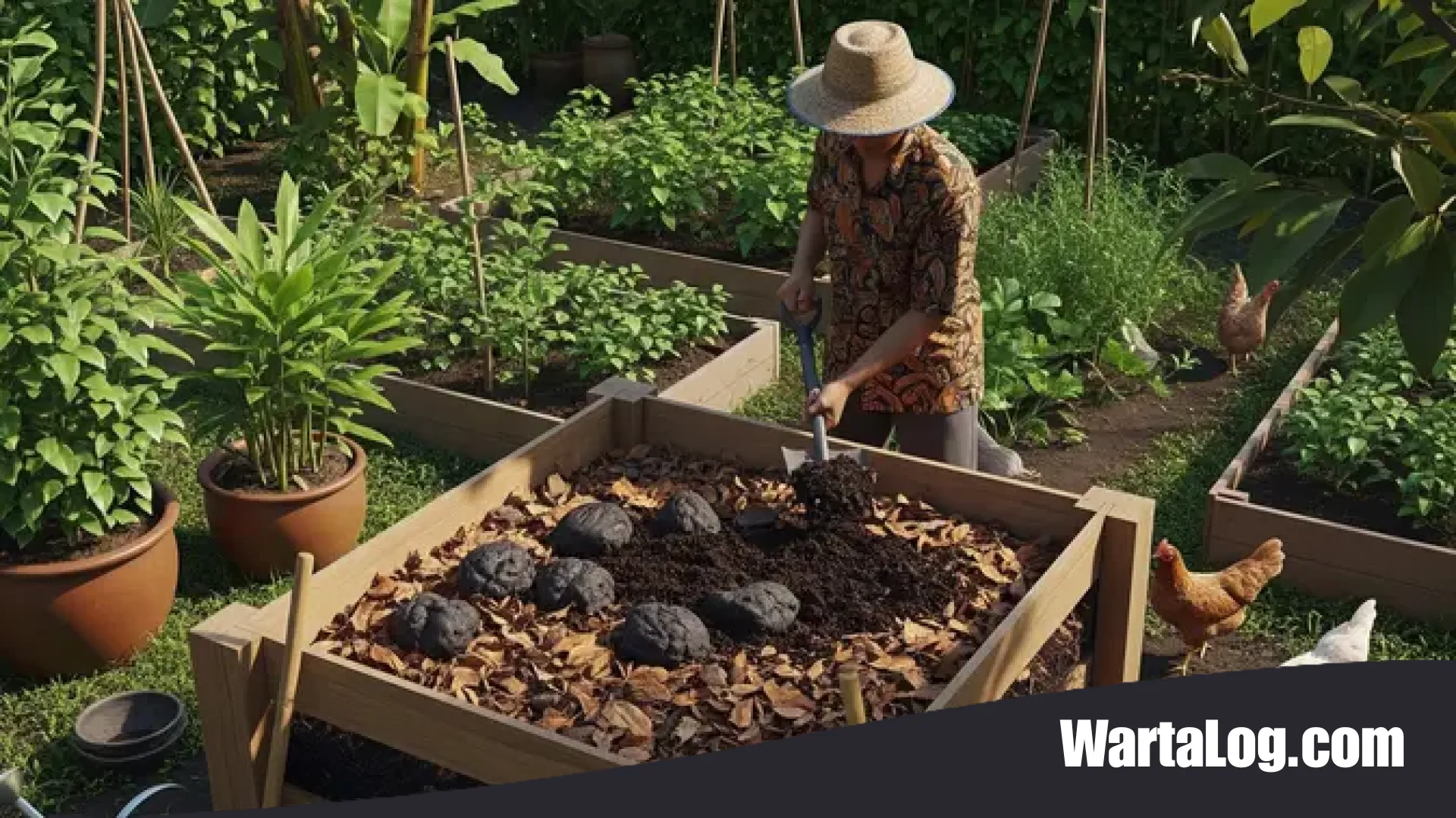 Rahasia Hemat Berkebun: Mengolah ‘Emas Hitam’ dari Kotoran Ayam untuk Memangkas Biaya Hingga 50 Persen